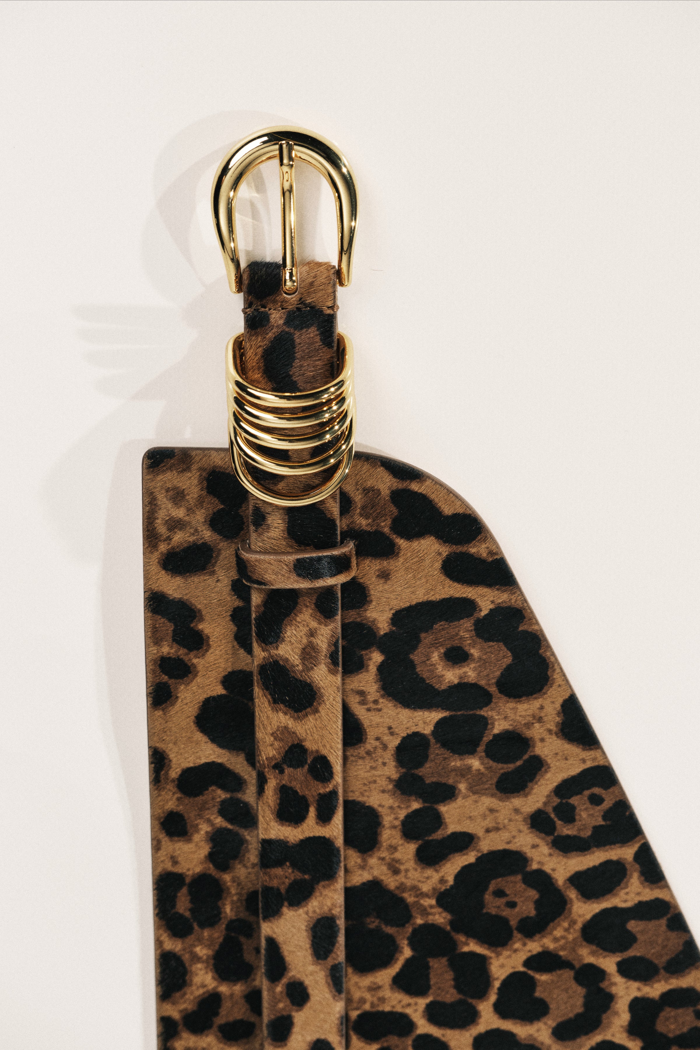 Bodice Belt Jaguar Calf Hair Gold