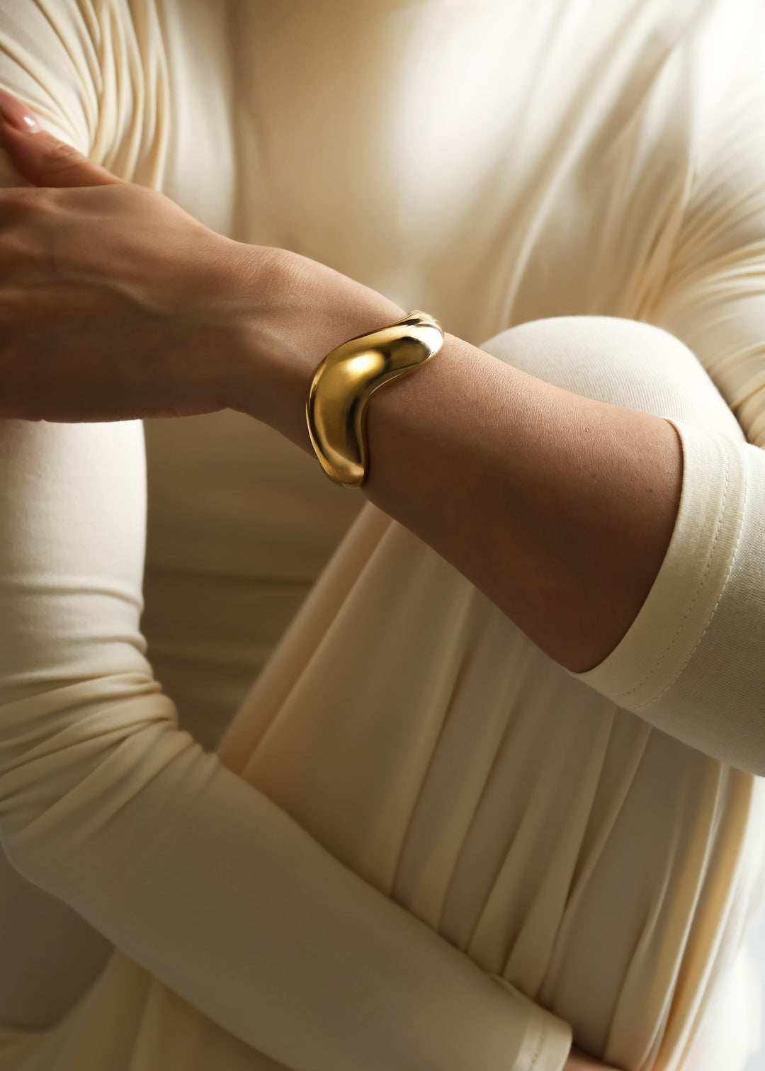 Brancusi Gold Cuff