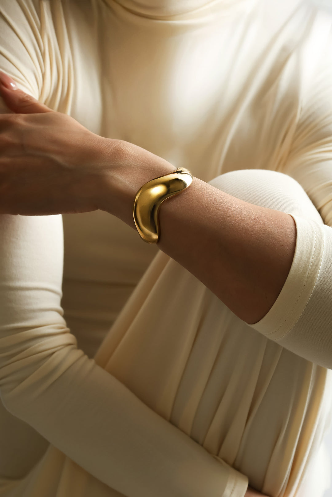 Brancusi Gold Cuff