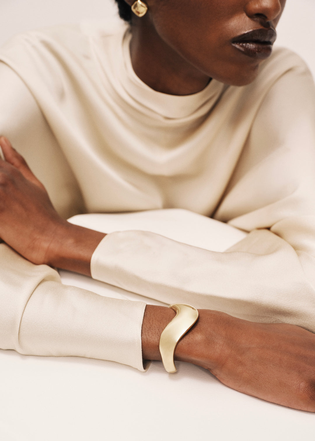 Brancusi Gold Cuff