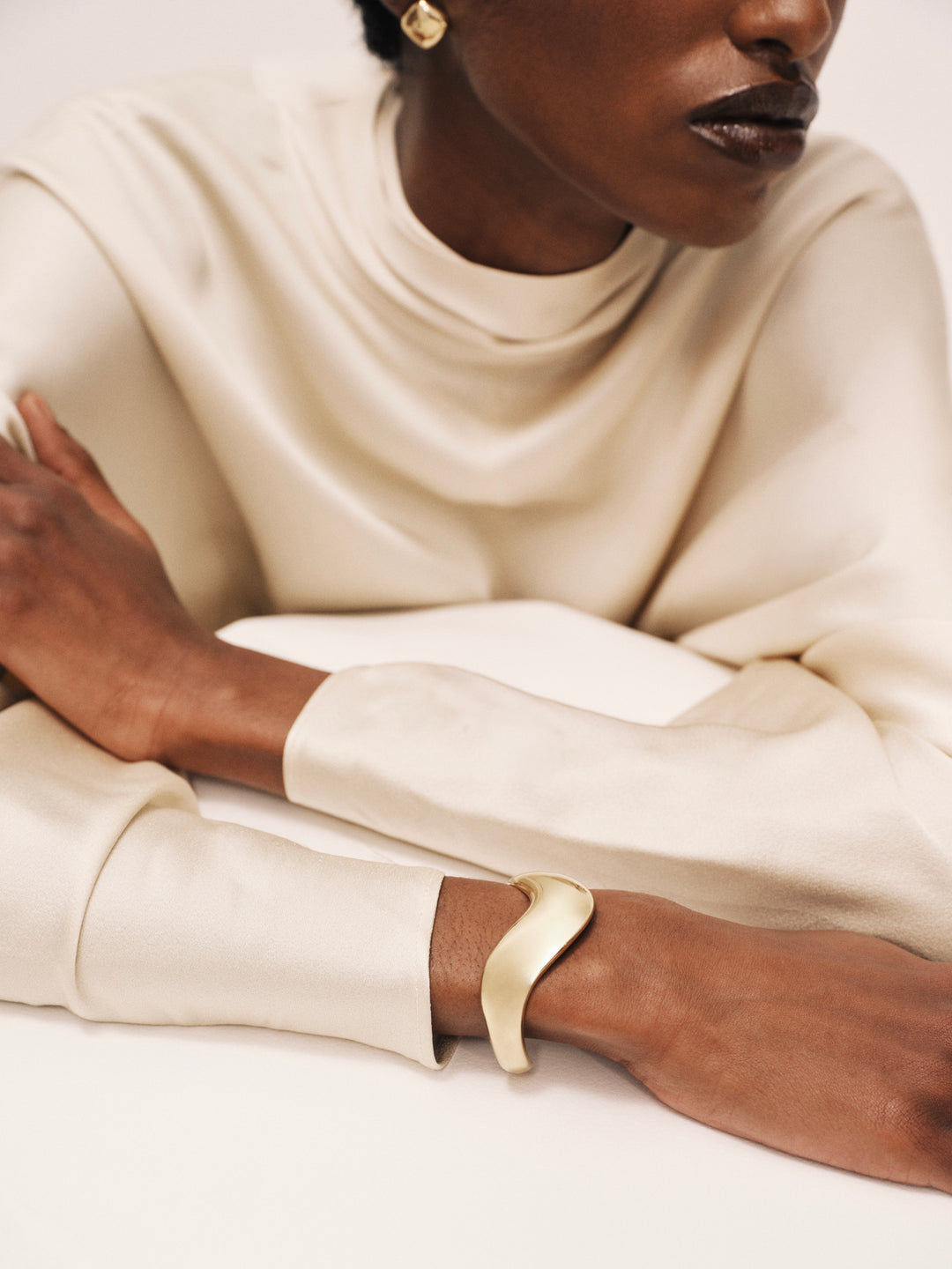 Brancusi Gold Cuff