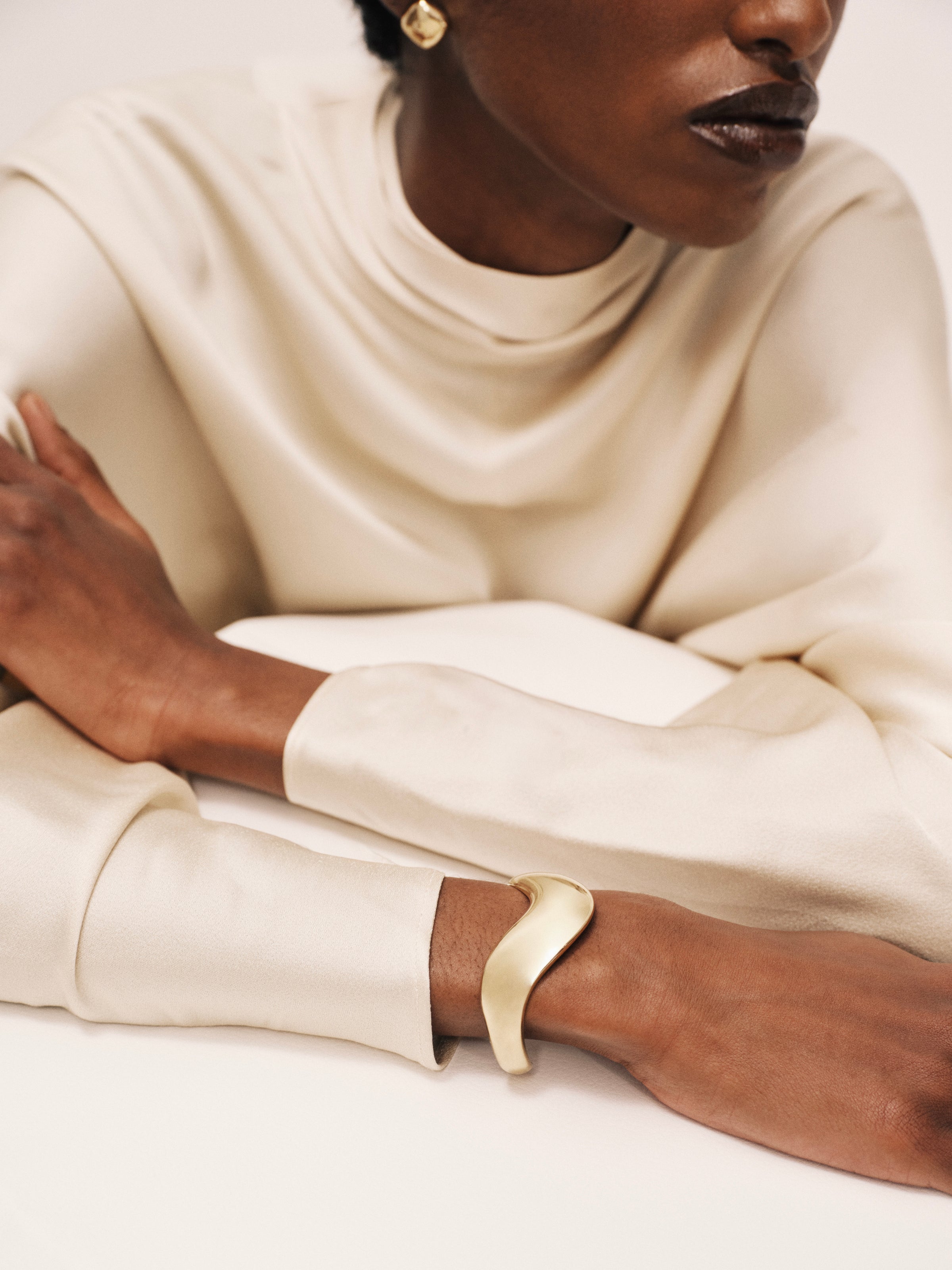Brancusi Gold Cuff