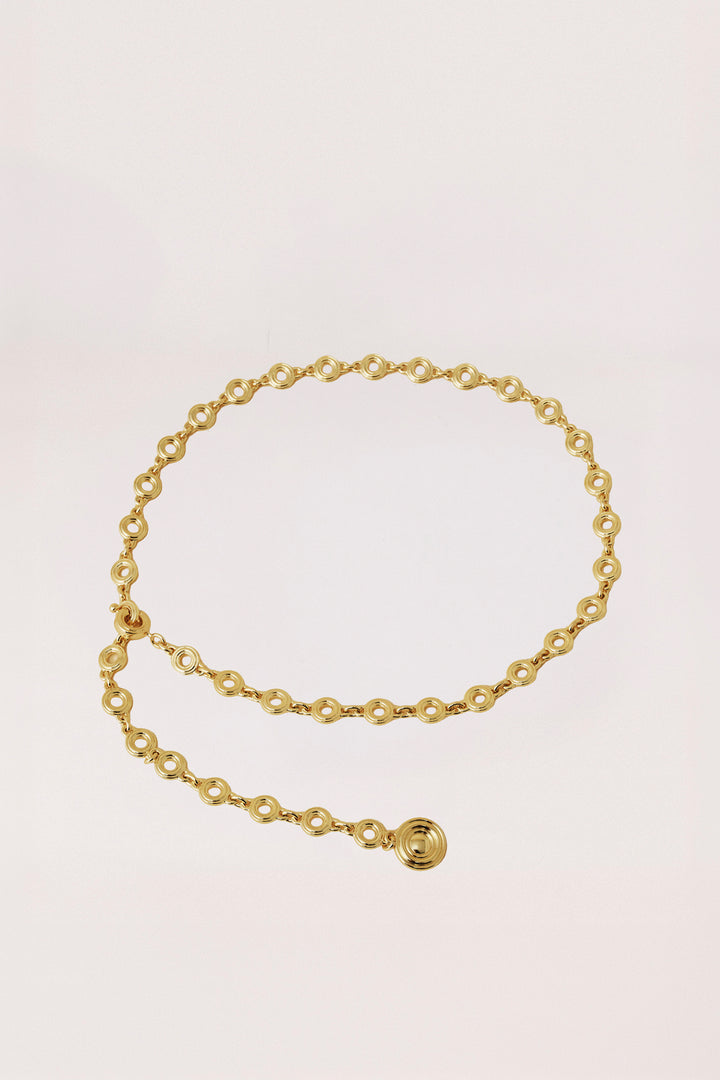 Elysees Gold Chain Belt