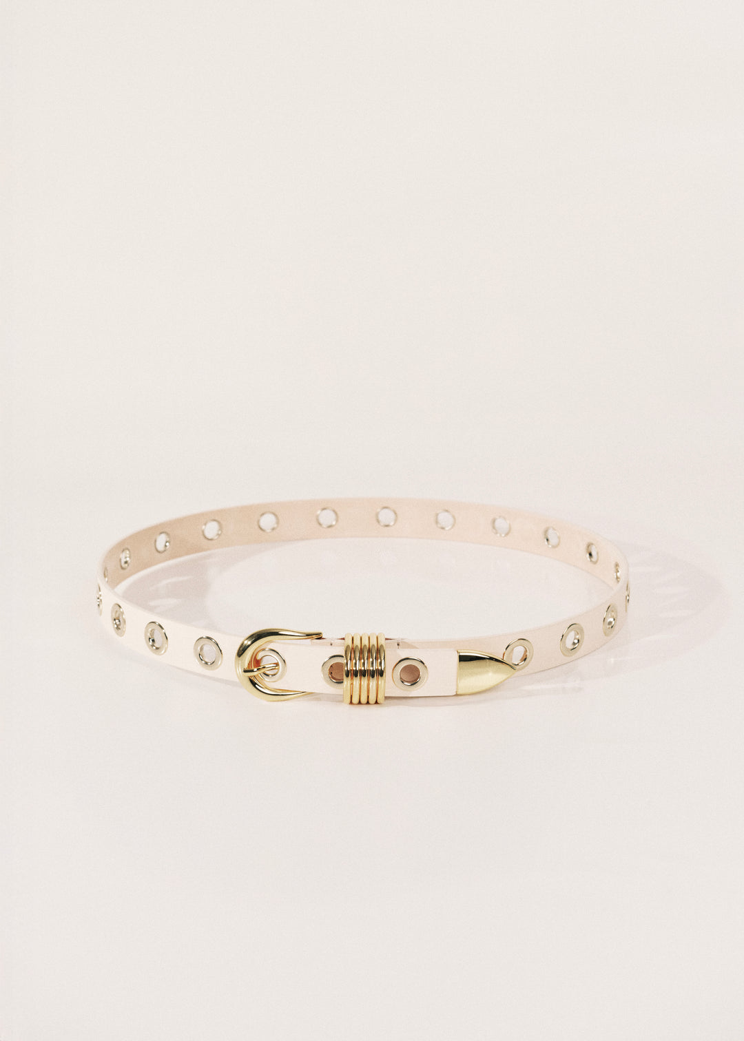 Hollyhock Rivet Ivory Gold