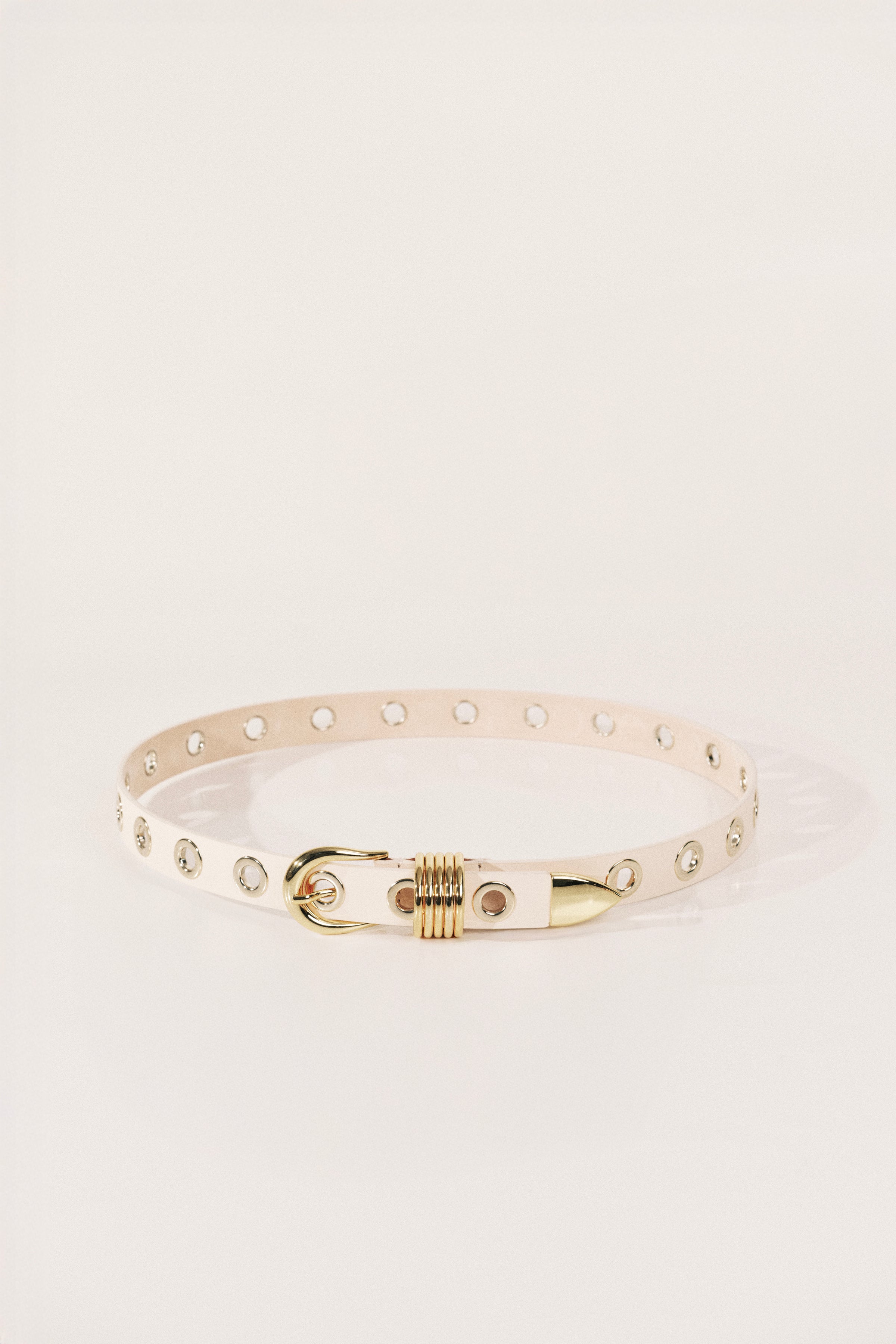 Hollyhock Rivet Ivory Gold