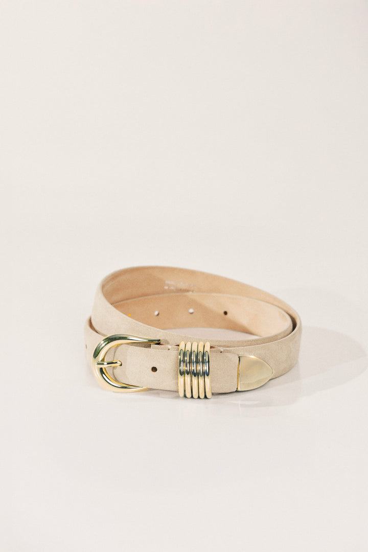 Hollyhock Suede Gold