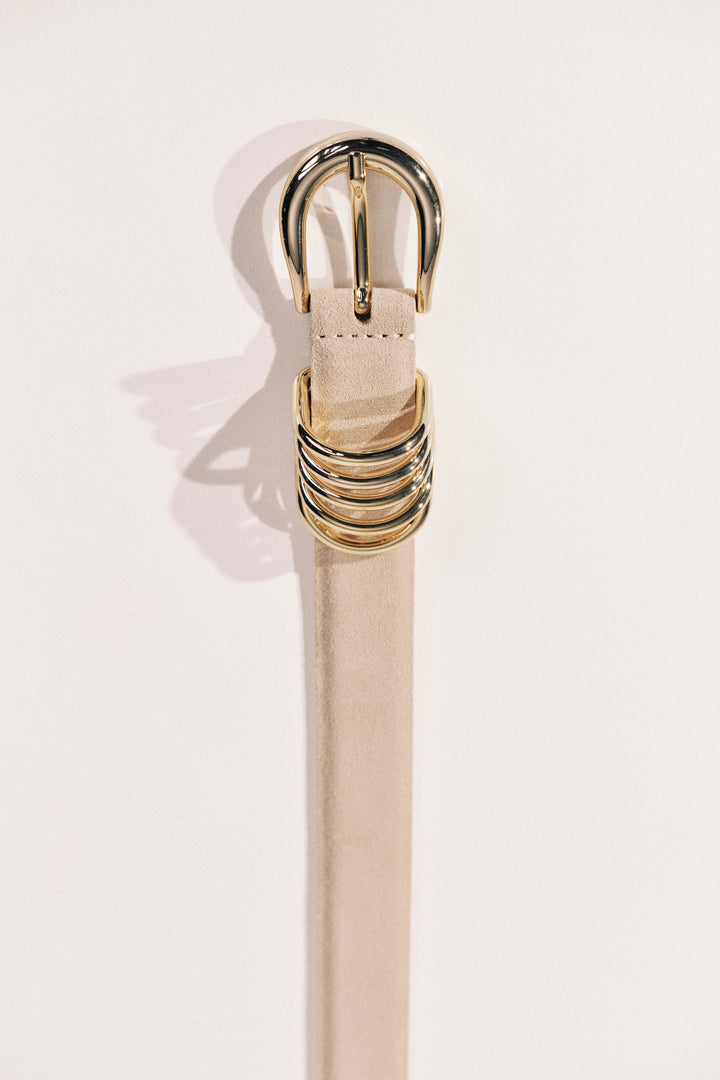 Hollyhock Suede Gold