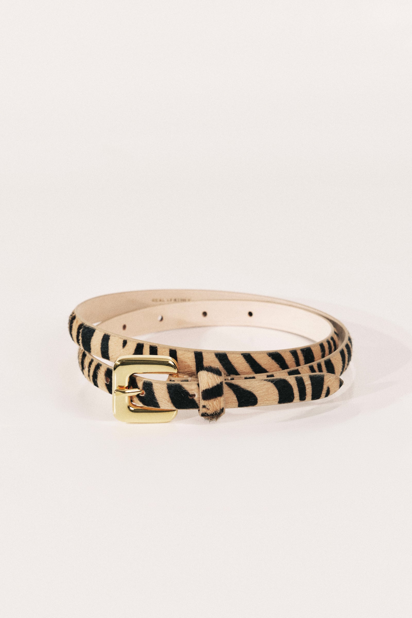 Mara Zebra Calf Hair Gold