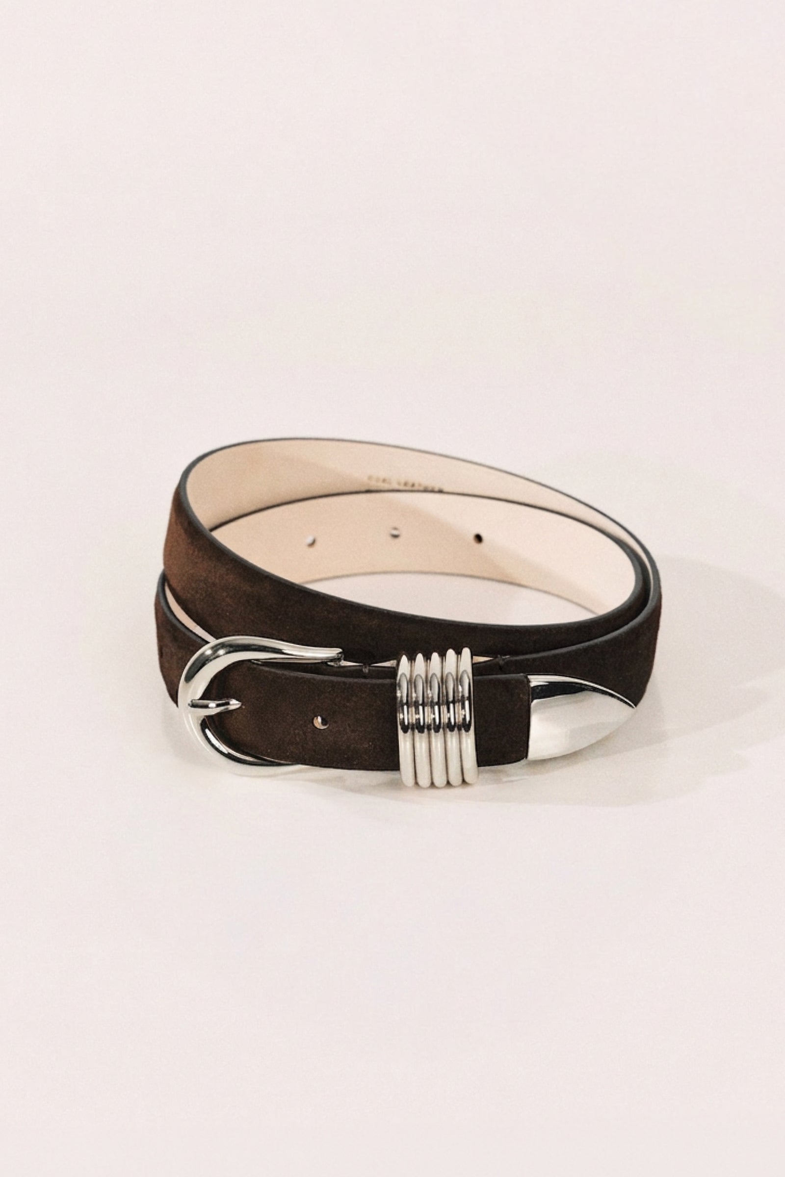 Hollyhock Chocolate Suede Silver
