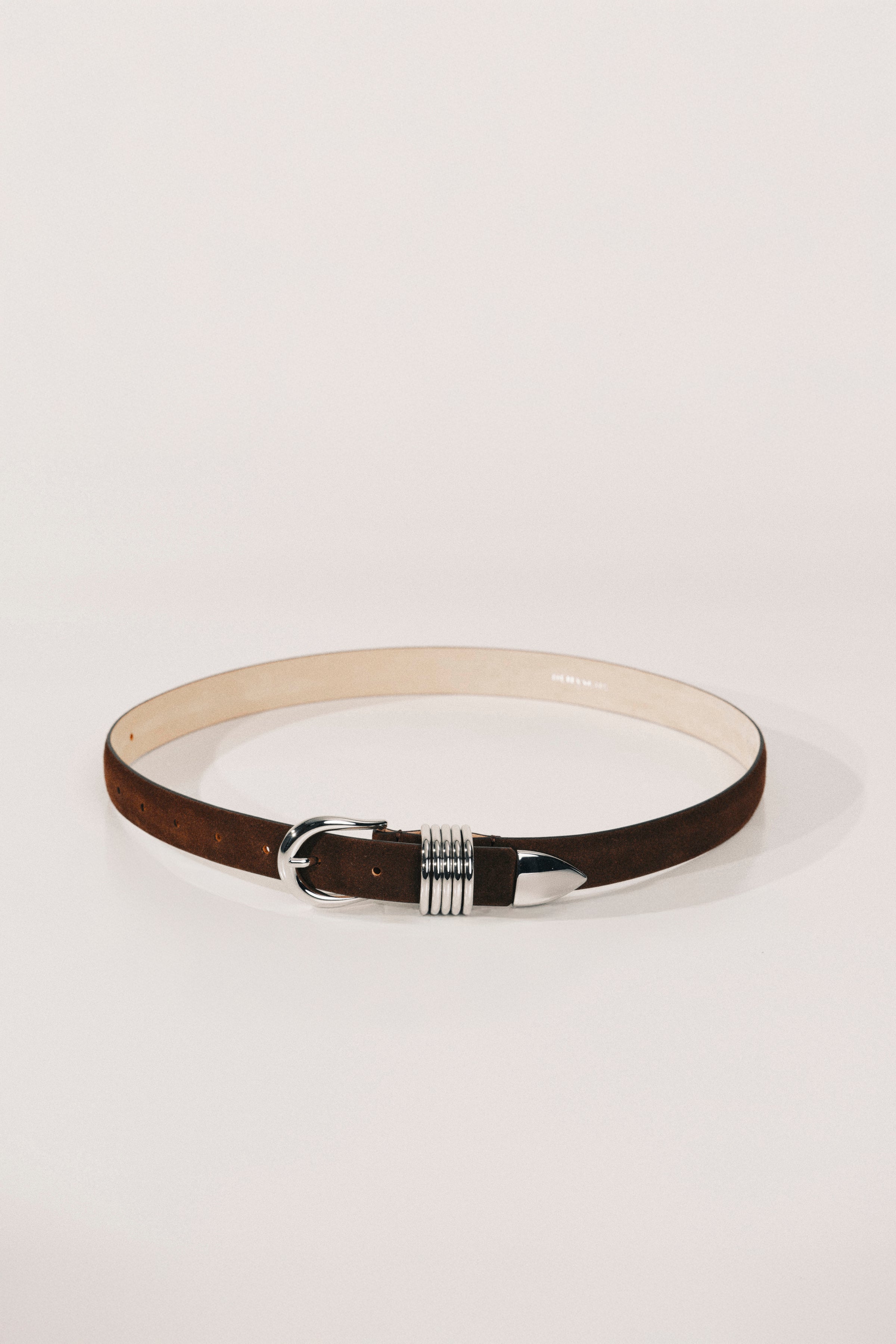 Hollyhock Chocolate Suede Silver