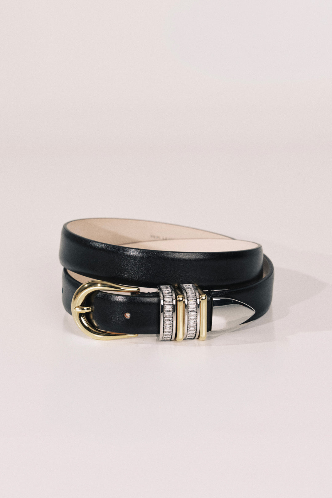 Hollyhock Black Crystal Mixed Metal