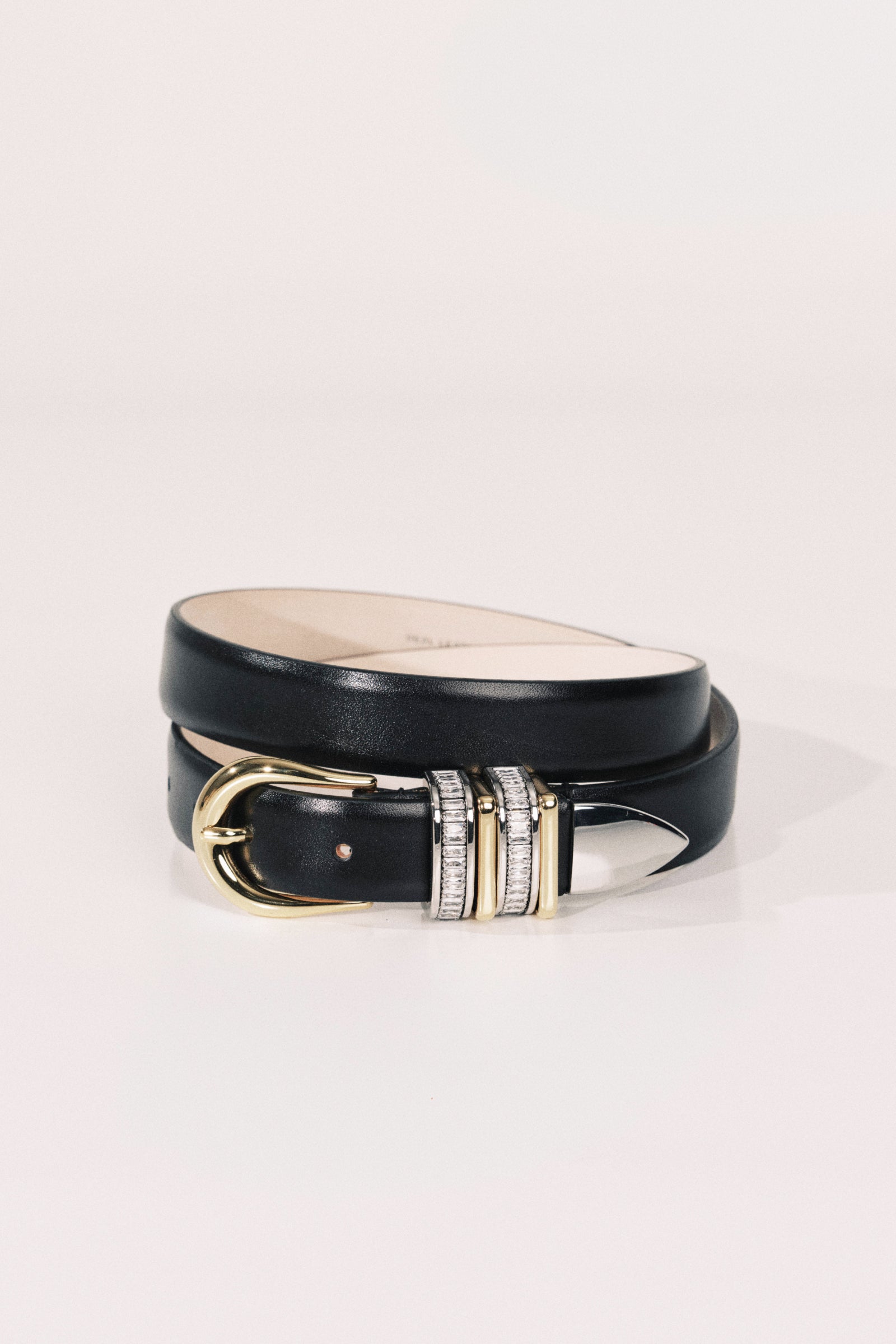 Hollyhock Black Crystal Mixed Metal