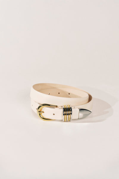 Déhanche Hollyhock Caramel Suede and Silver Belt S Hollyhock Suede - Caramel/Silver – palmer & purchase main image 4