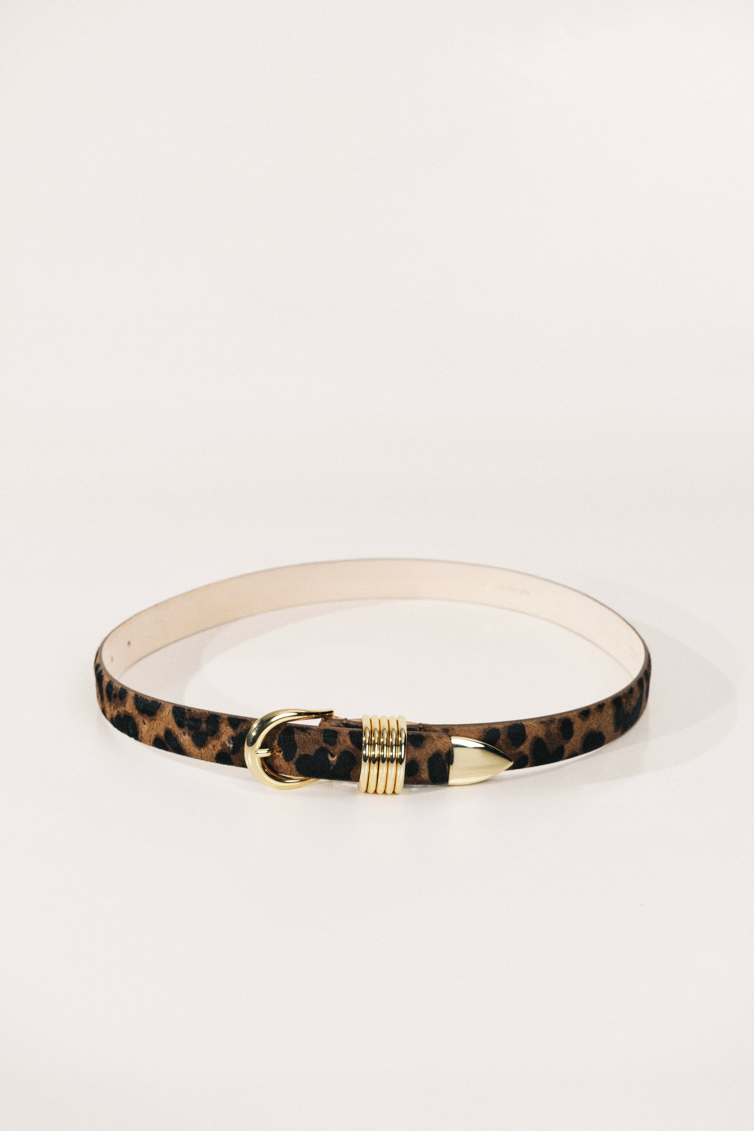 Hollyhock Jaguar Calf Hair Gold