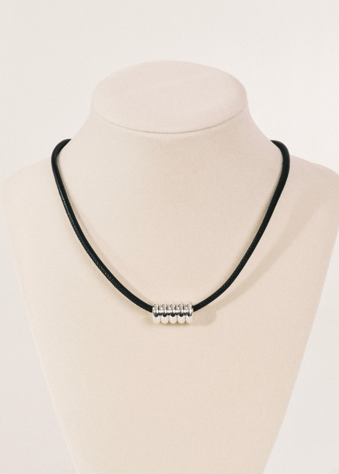 Hollyhock Silver Necklace
