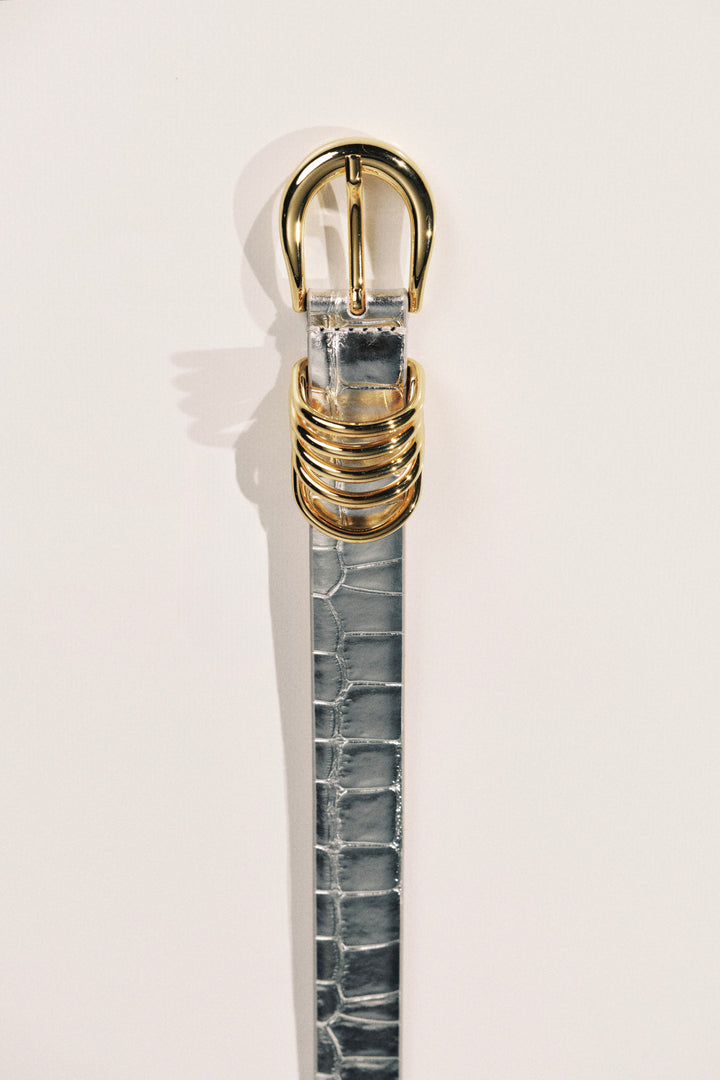 Hollyhock Mirror Croco