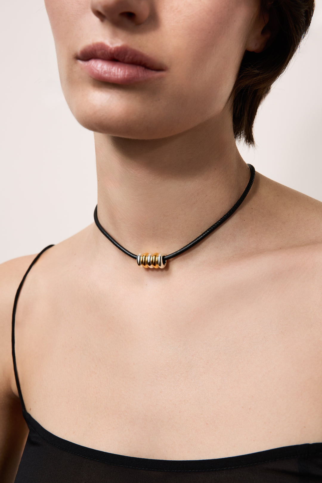 Hollyhock Mixed Metal Necklace