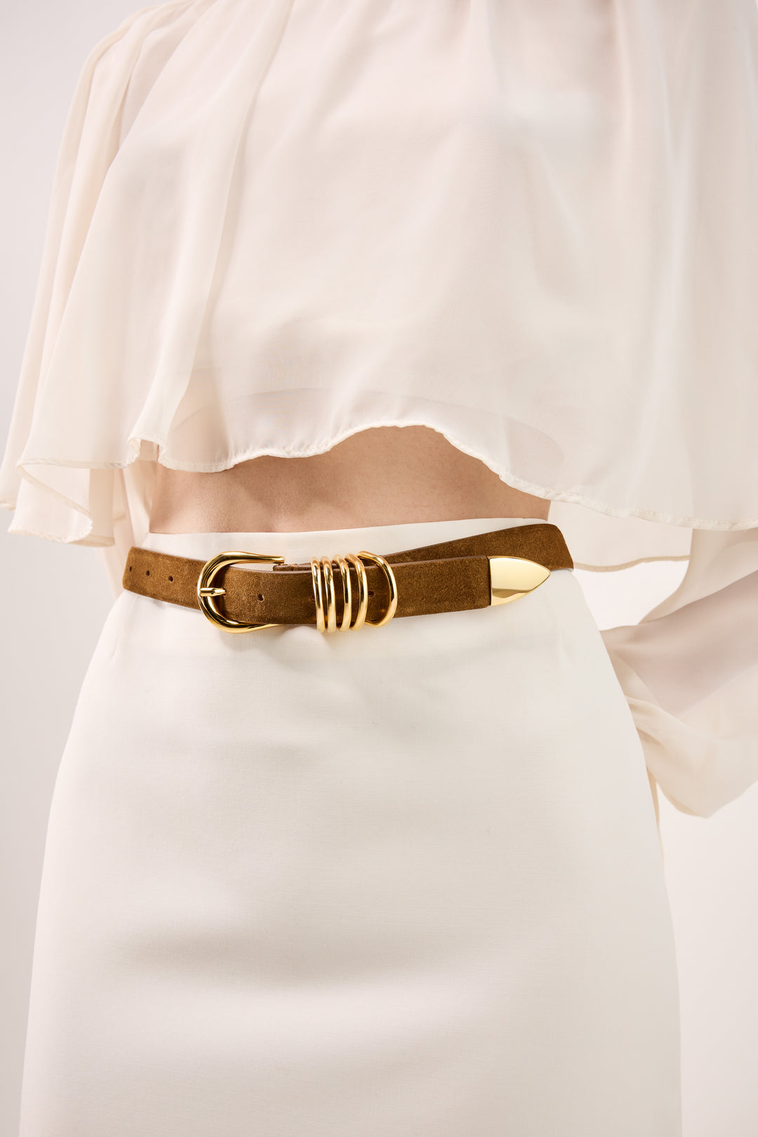 Hollyhock Suede Gold