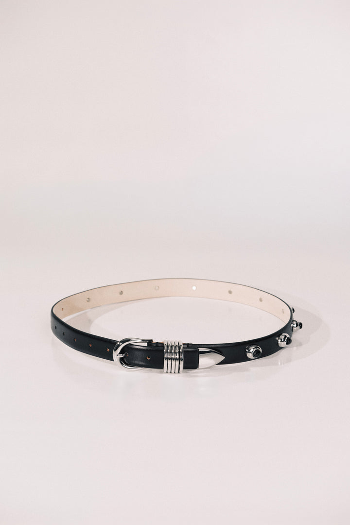Hollyhock Stone Black Onyx & Silver