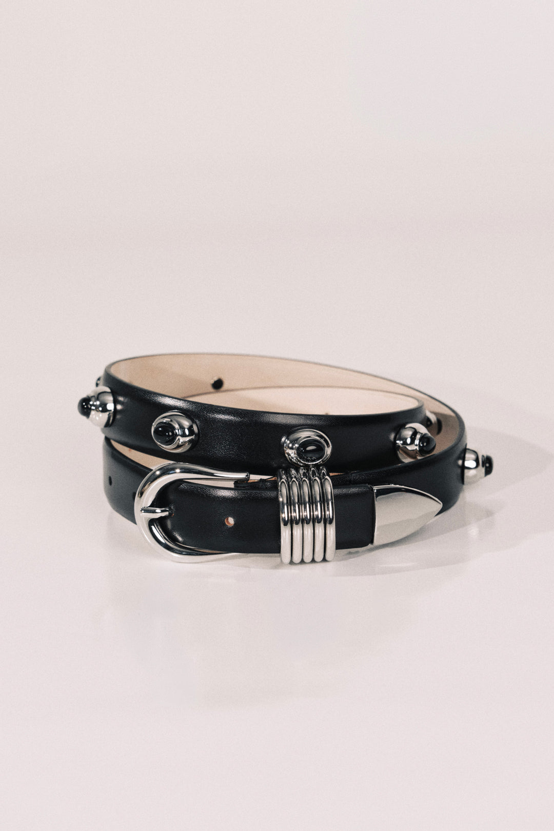 Hollyhock Stone Black Onyx & Silver