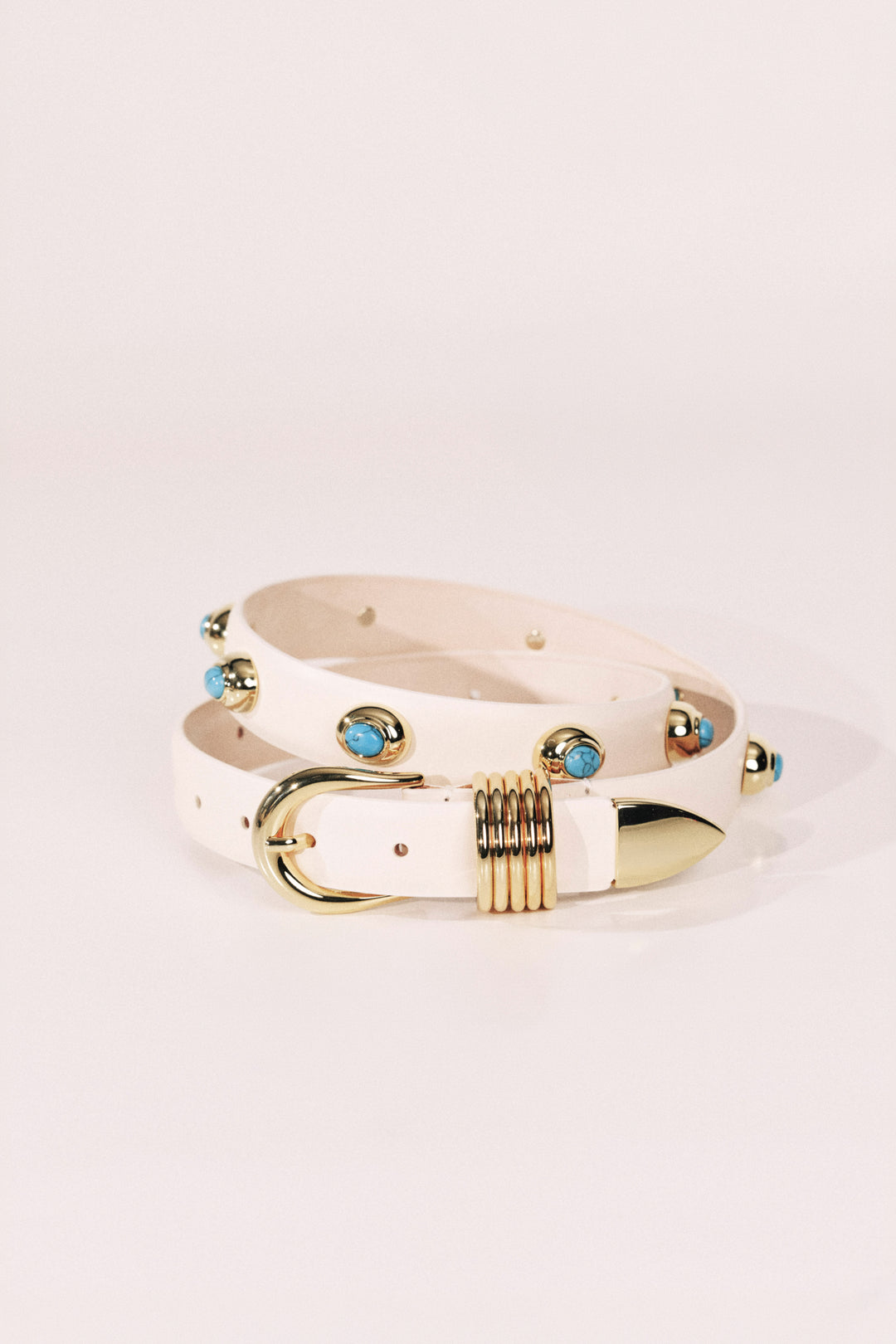 Hollyhock Stone Ivory Gold & Turquoise