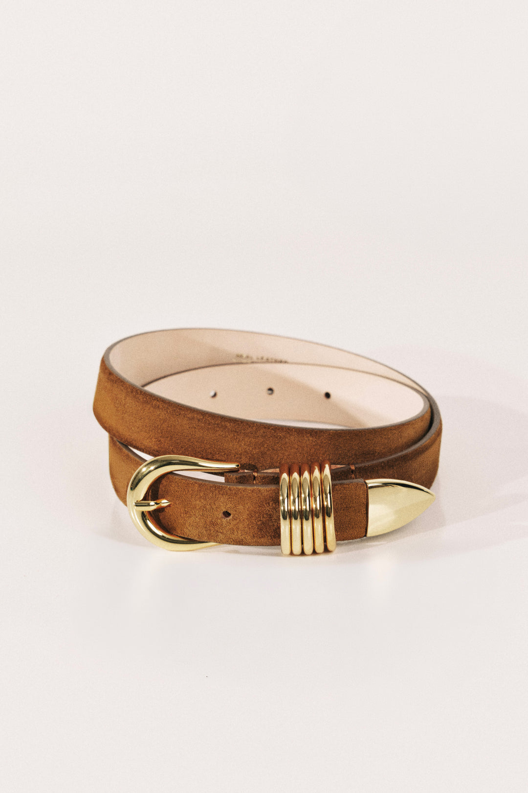 Hollyhock Ochre Suede Gold