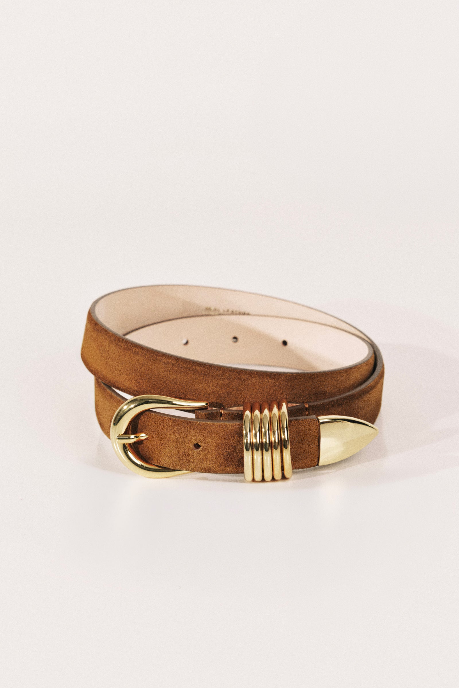 Hollyhock Ochre Suede Gold