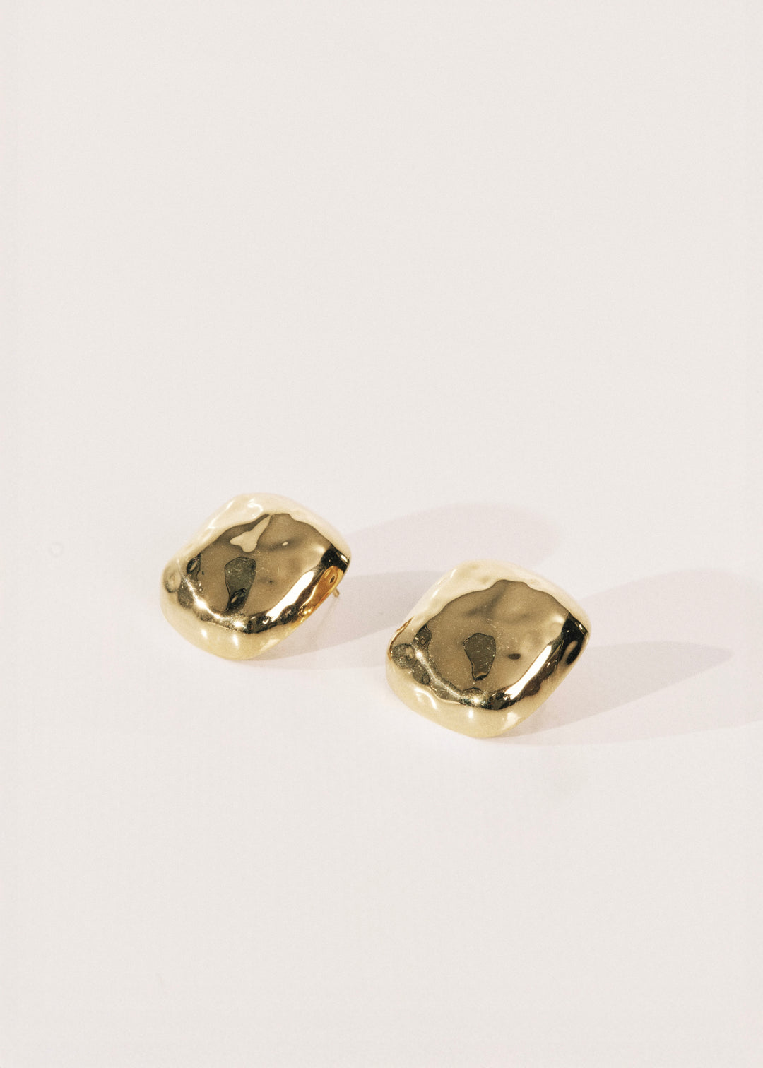Tetra Gold Earrings Large