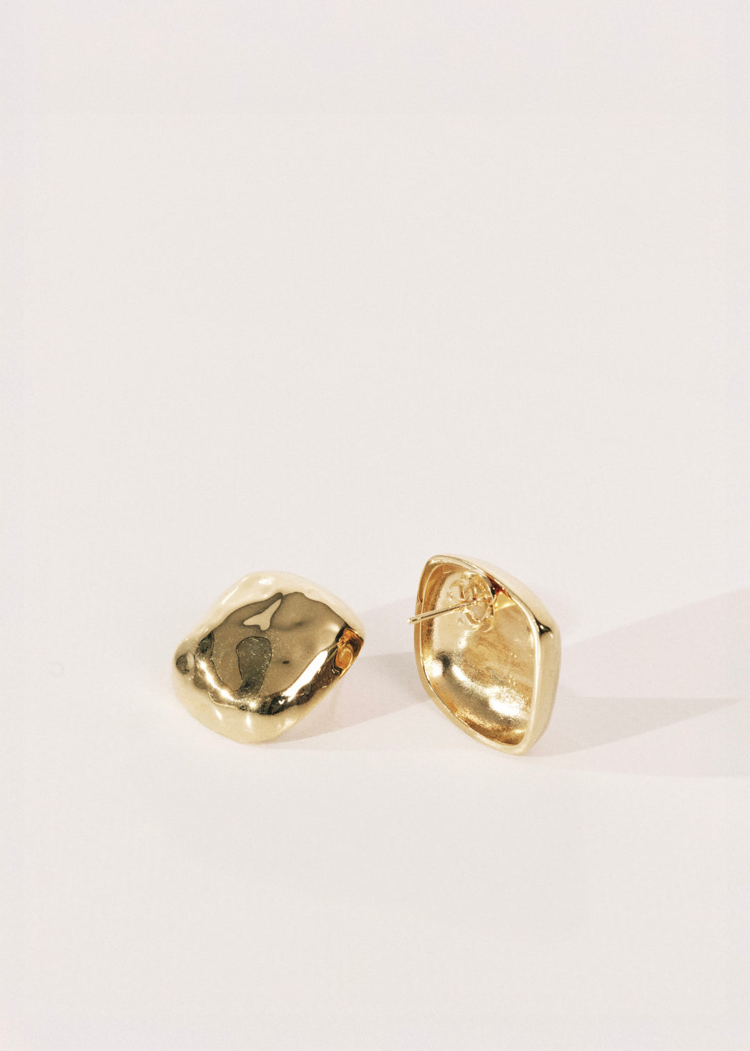 Tetra Gold Earrings Large