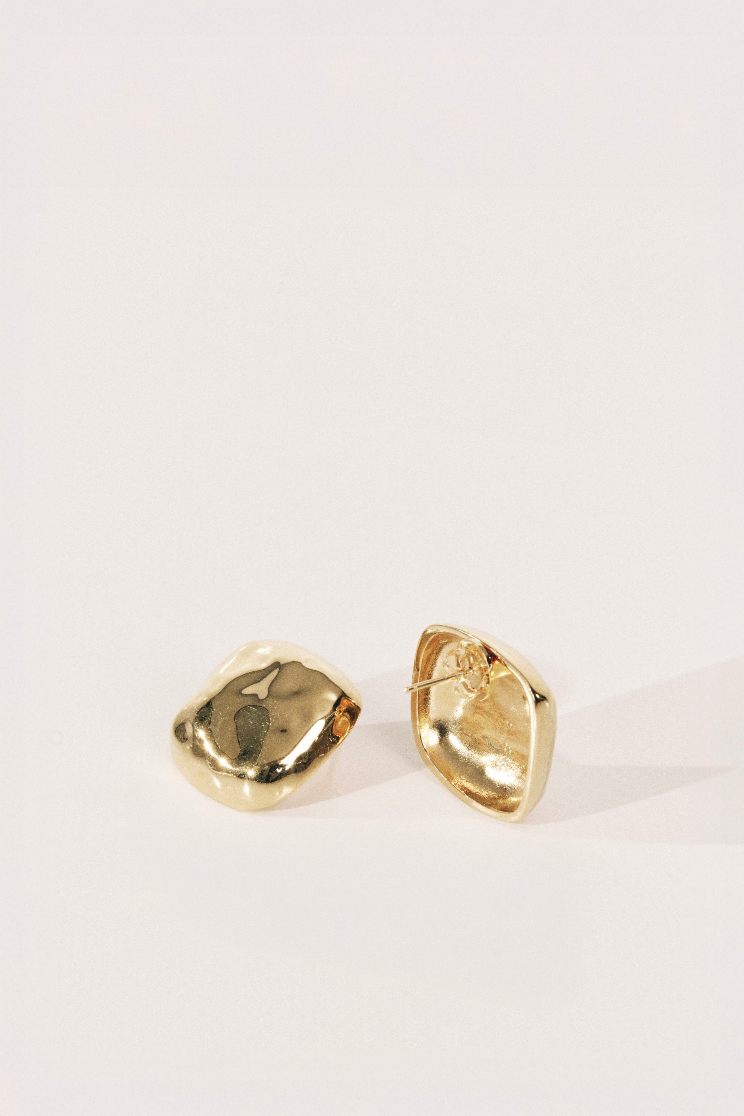 Tetra Gold Earrings Large