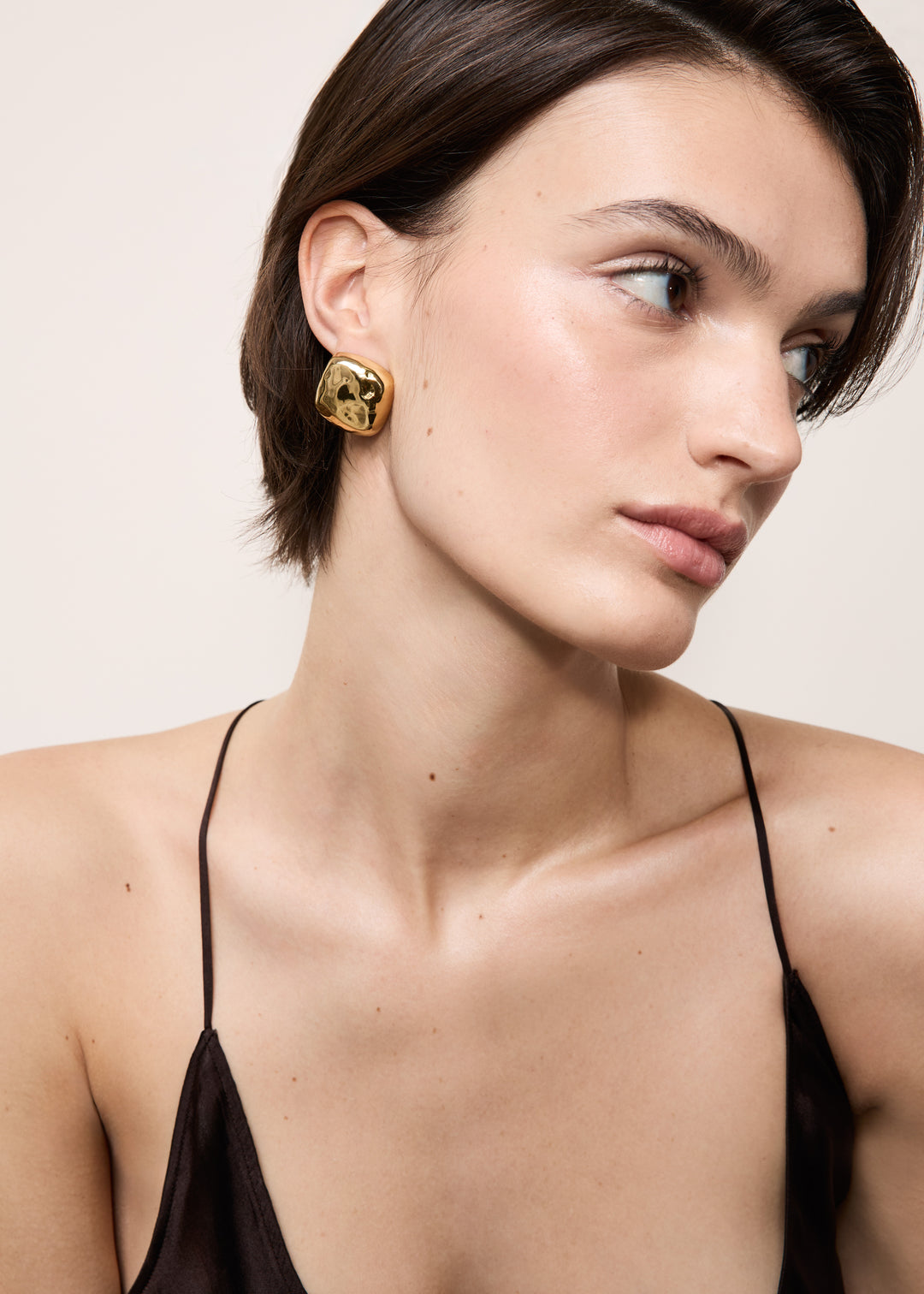 Tetra Gold Earrings Large