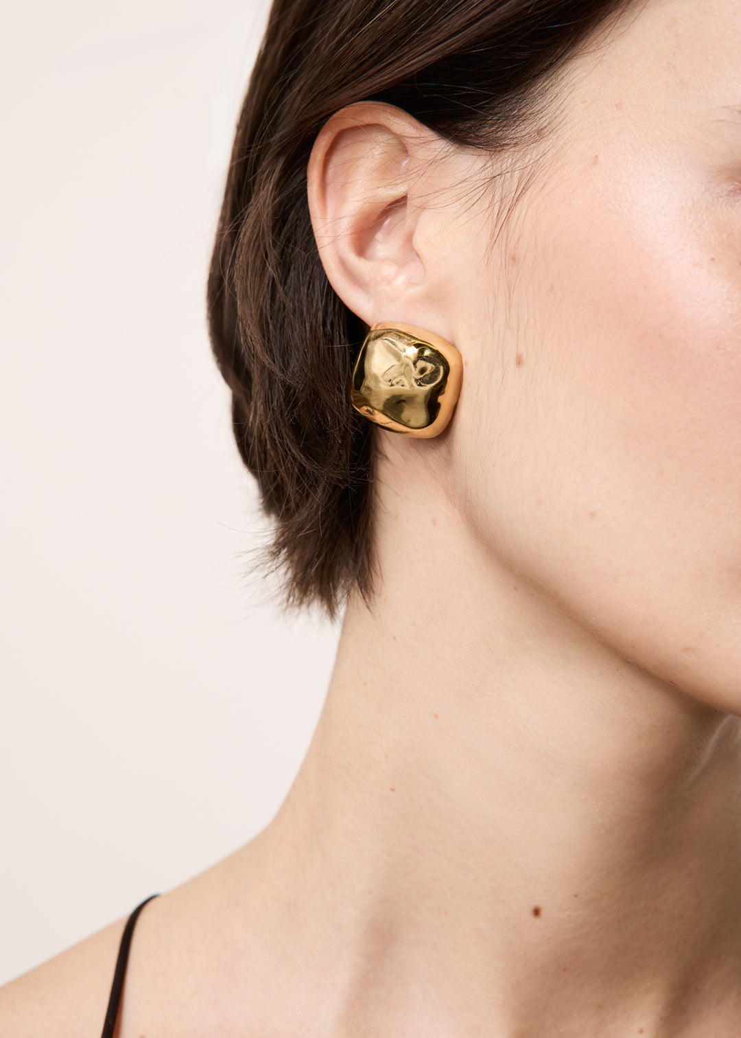 Tetra Gold Earrings Large