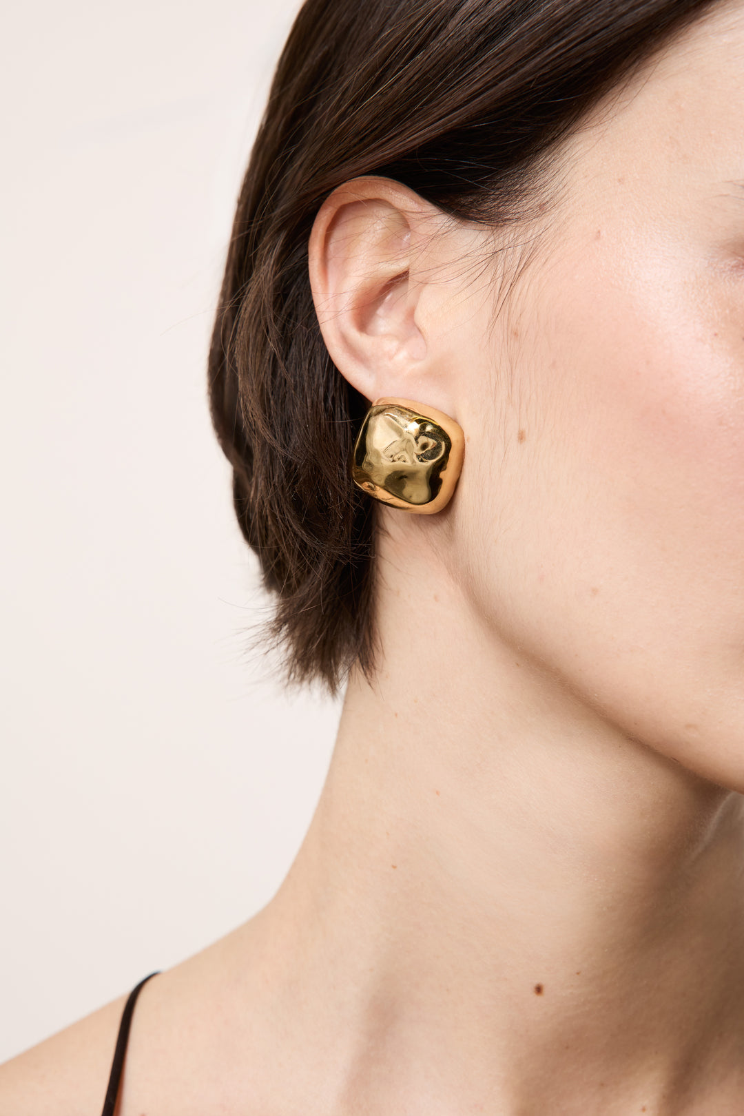 Tetra Gold Earrings Large