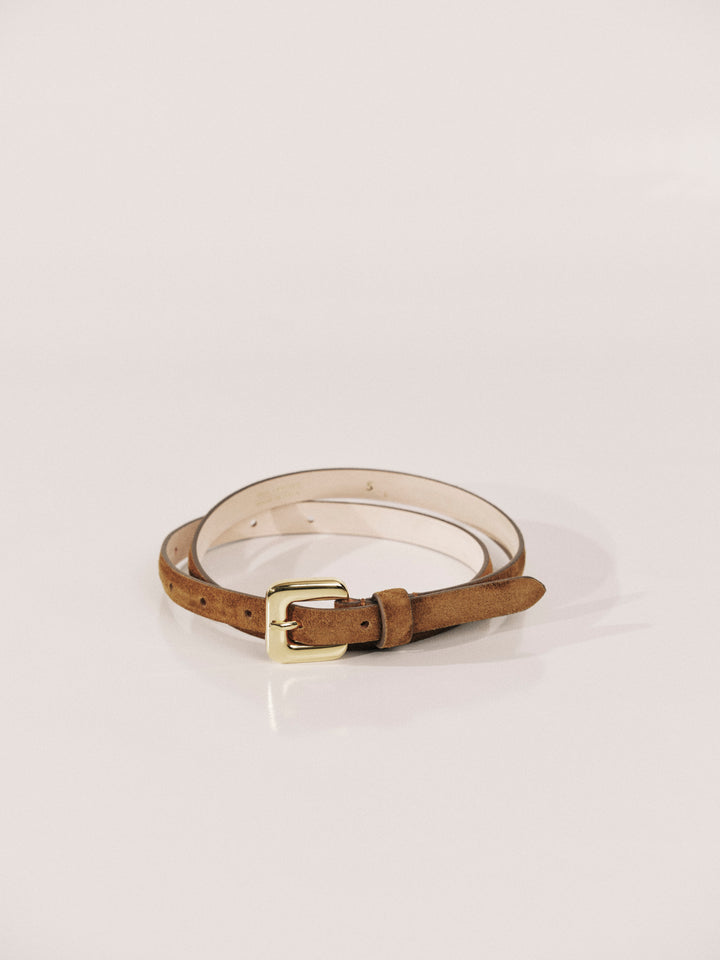 Mara Ochre Suede Gold