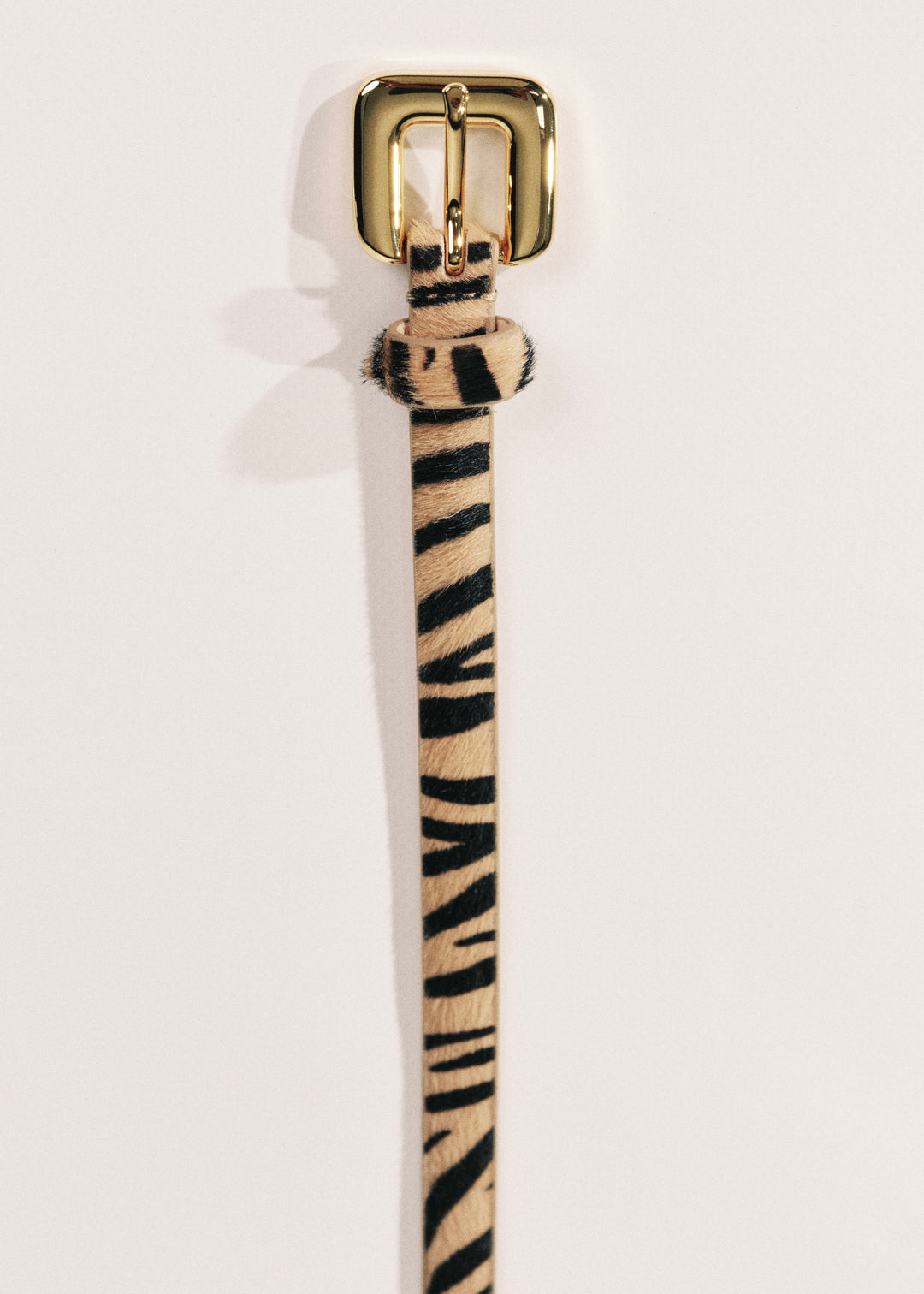 Mara Zebra Calf Hair Gold