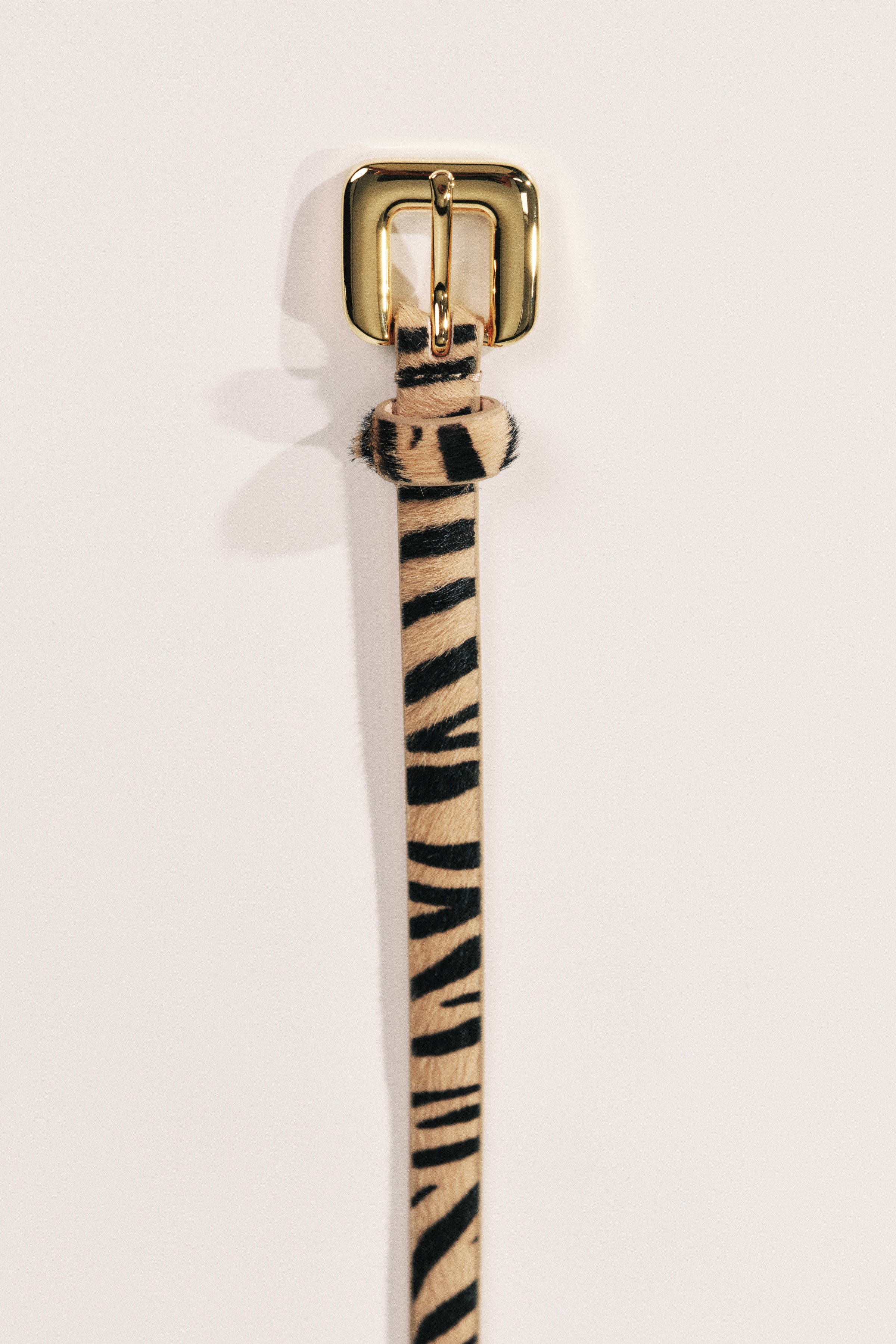 Mara Zebra Calf Hair Gold