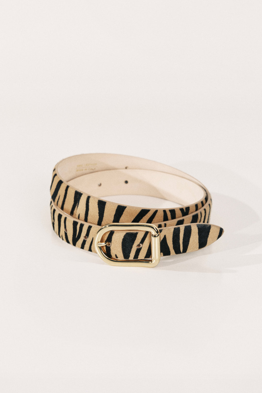 Mija Zebra Calf Hair Gold