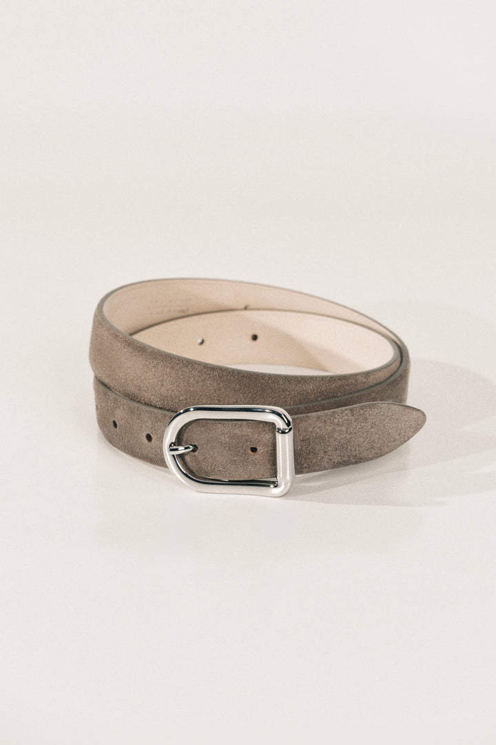 Mija Dark Grey Suede Silver