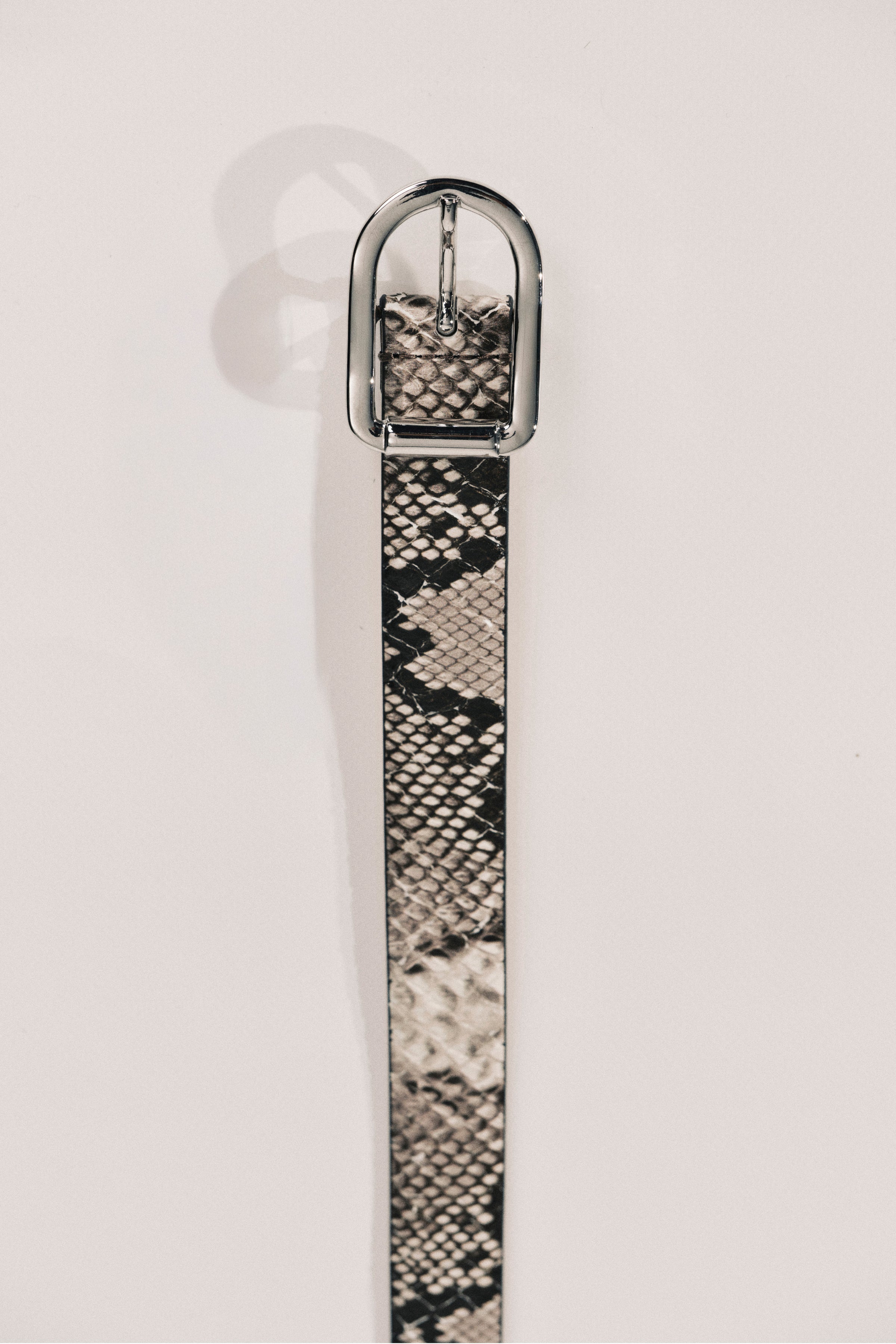 Mija Beige Snake Silver