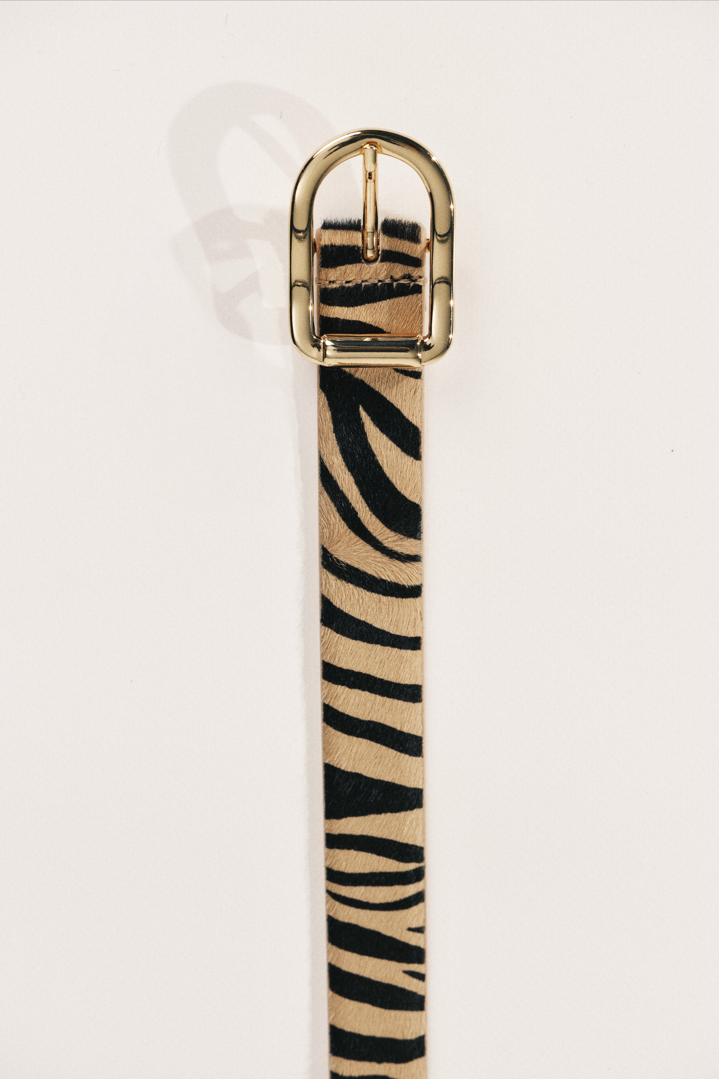 Mija Zebra Calf Hair Gold