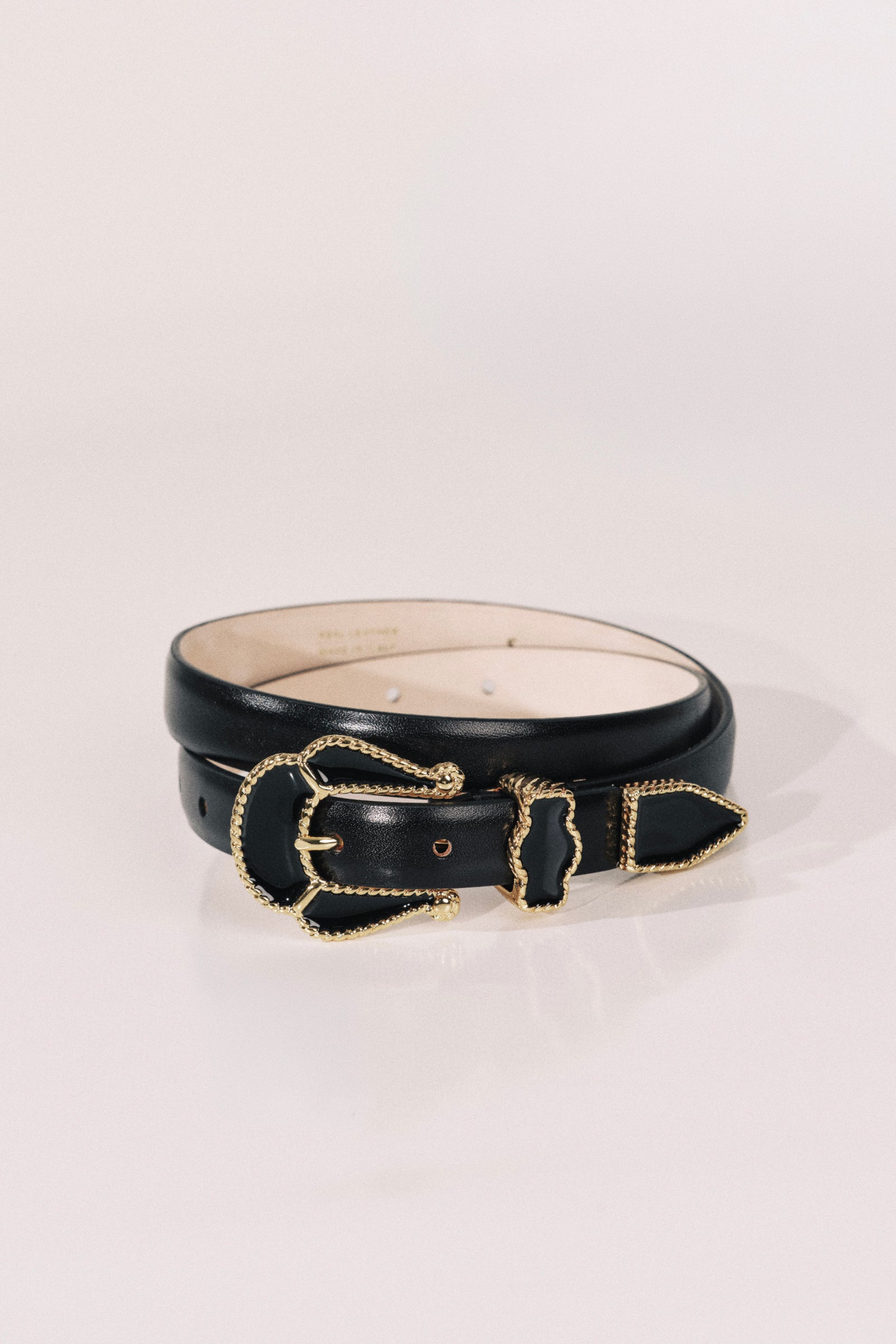 Santo Enamel Black & Gold
