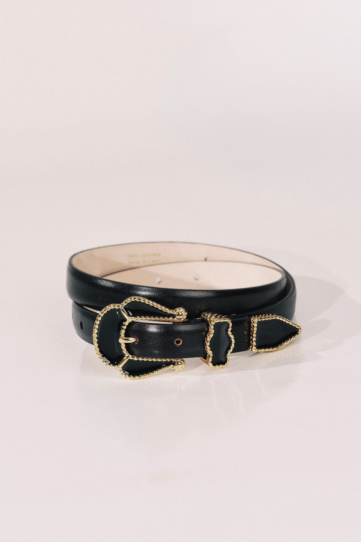 Santo Enamel Black & Gold