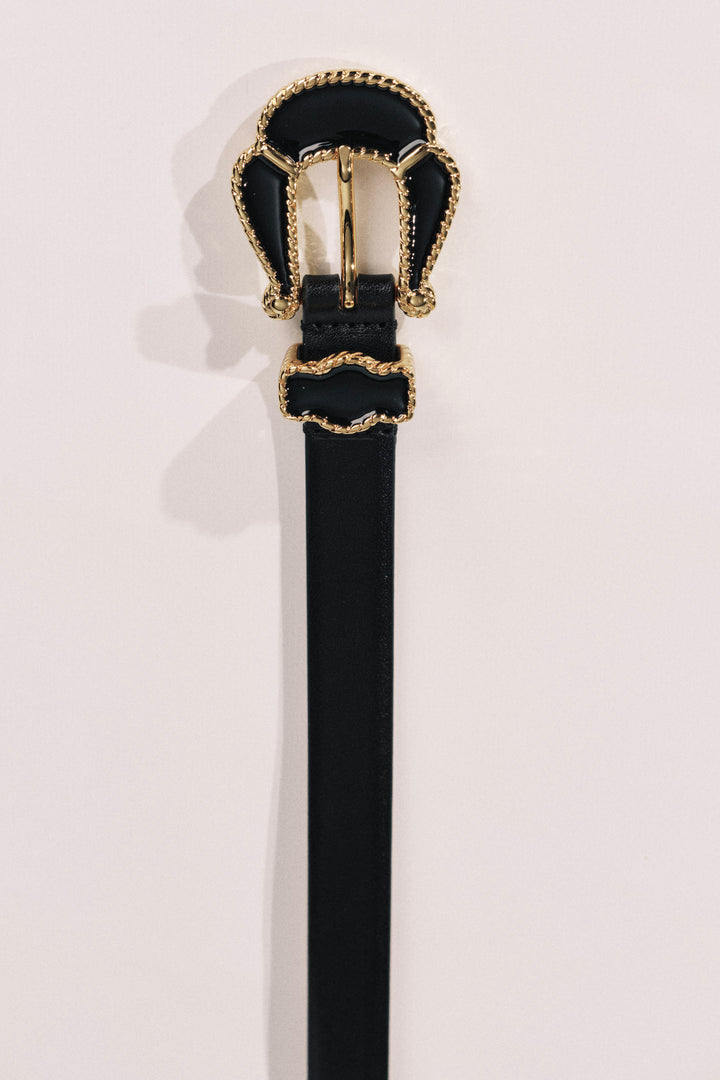 Santo Enamel Black & Gold