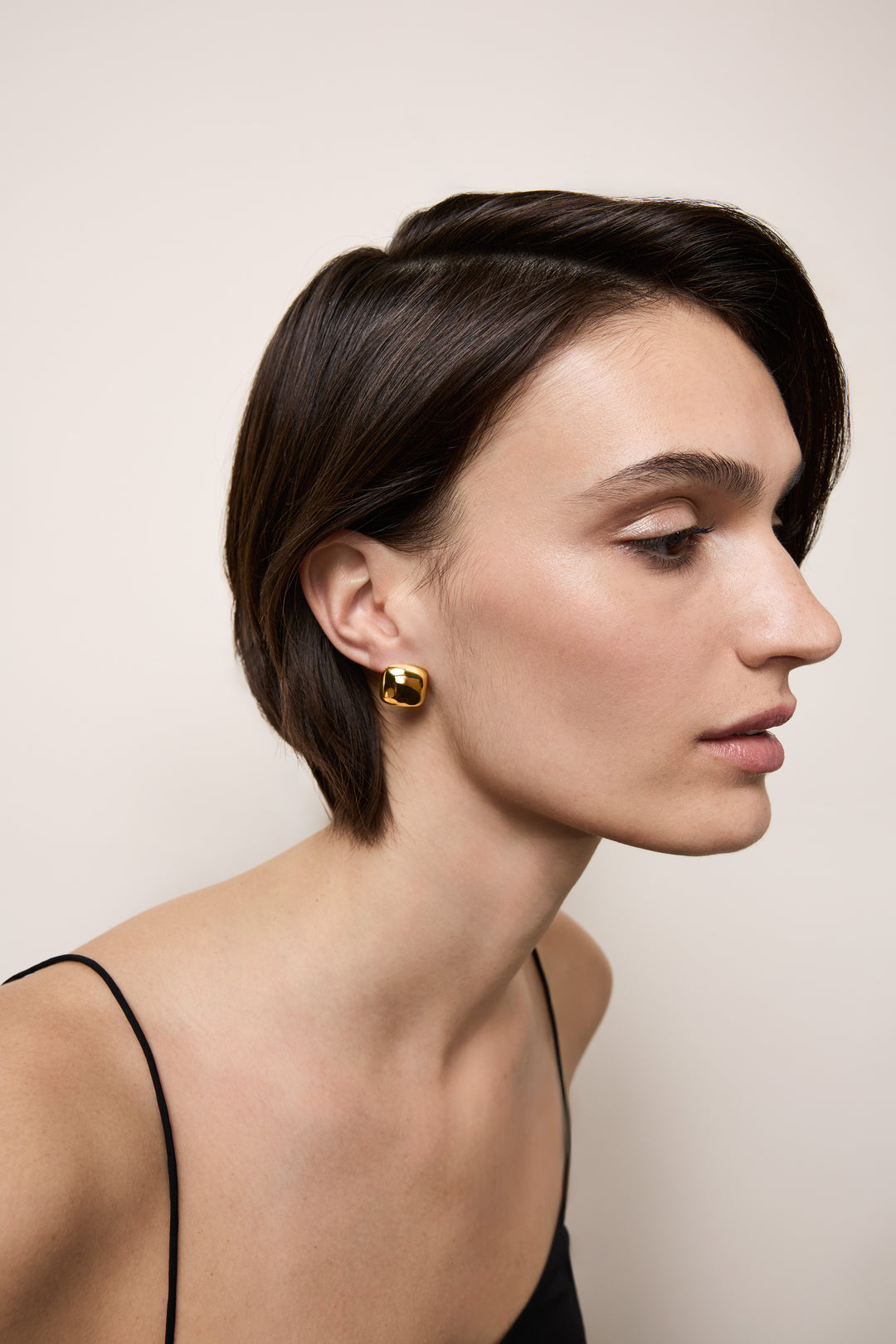 Tetra Gold Earrings Small