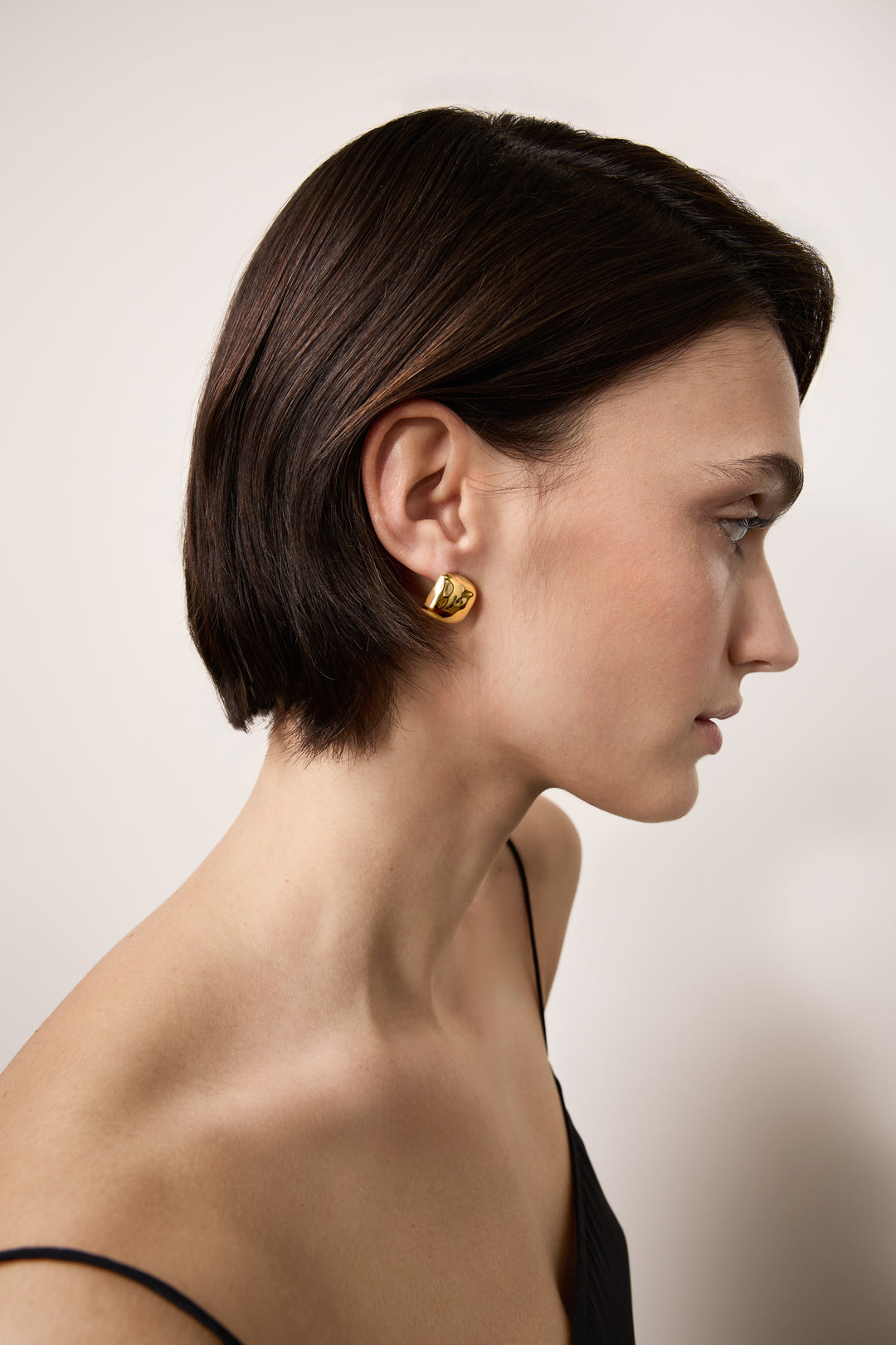 Tetra Gold Earrings Small