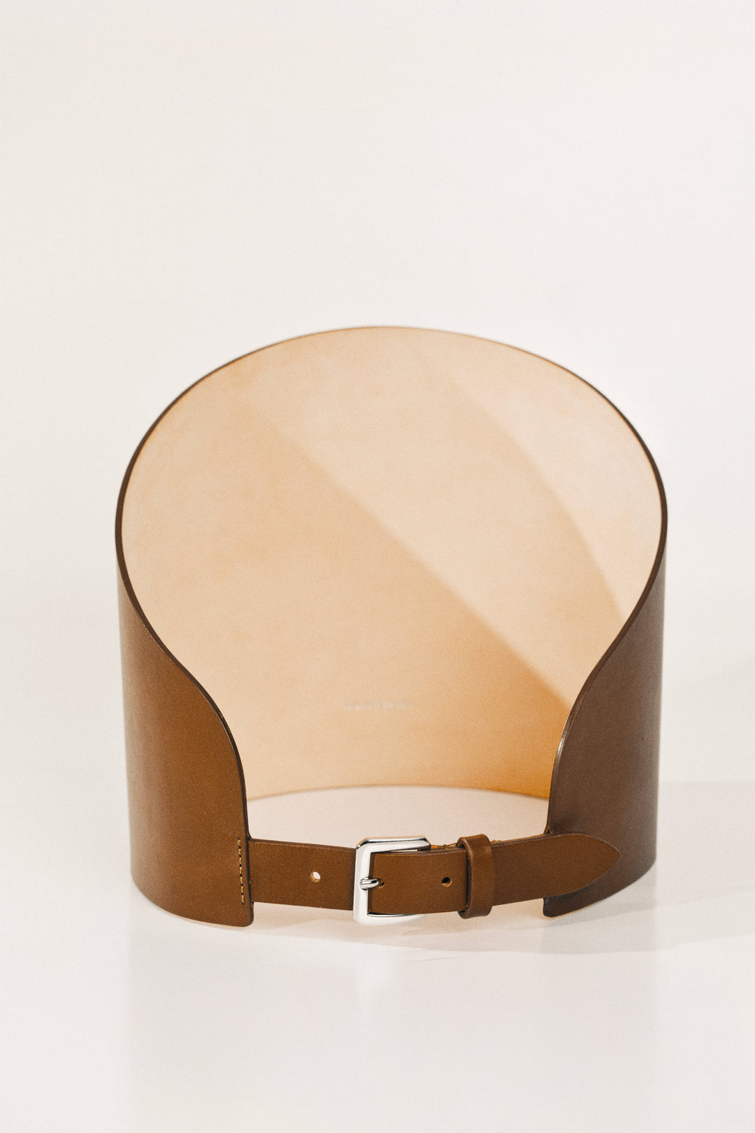 Undone Buckle Corset Chestnut Silver