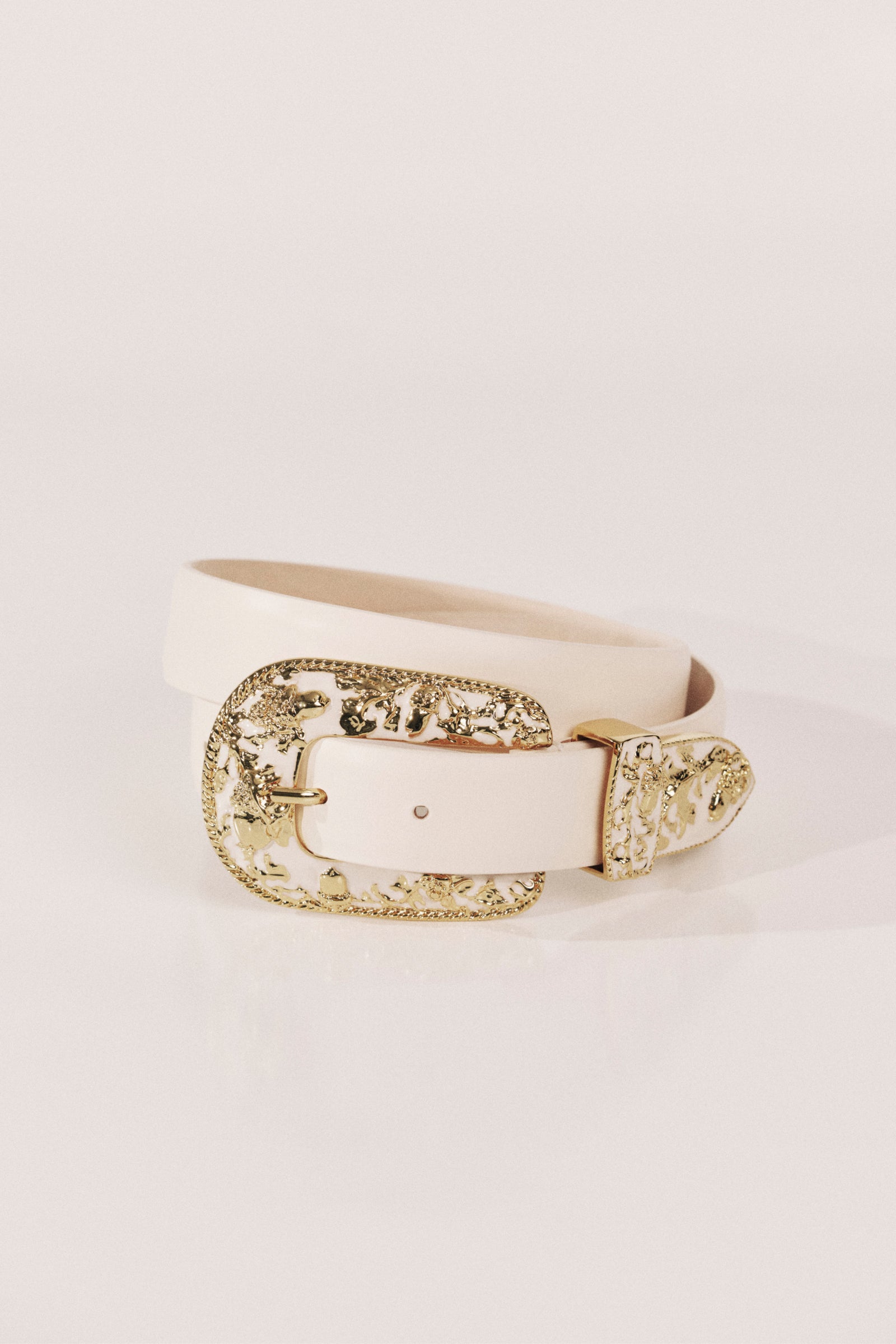 Vendome Ivory Belt – 24K Gold | Déhanche