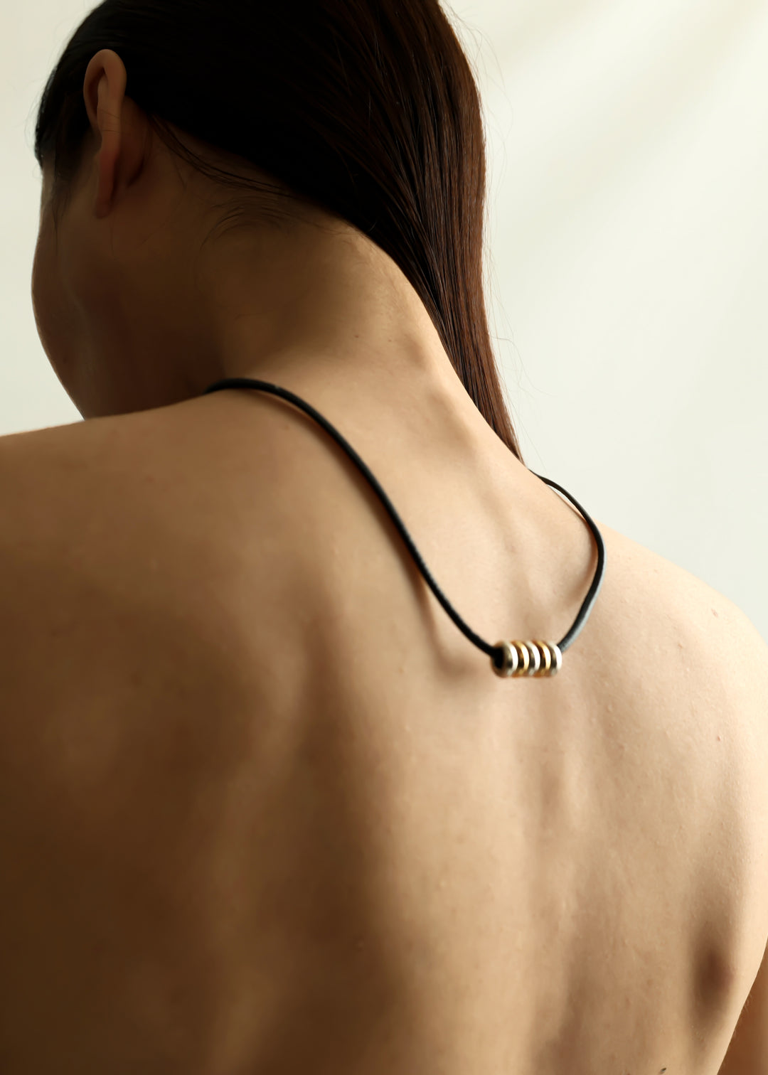 Hollyhock Mixed Metal Necklace