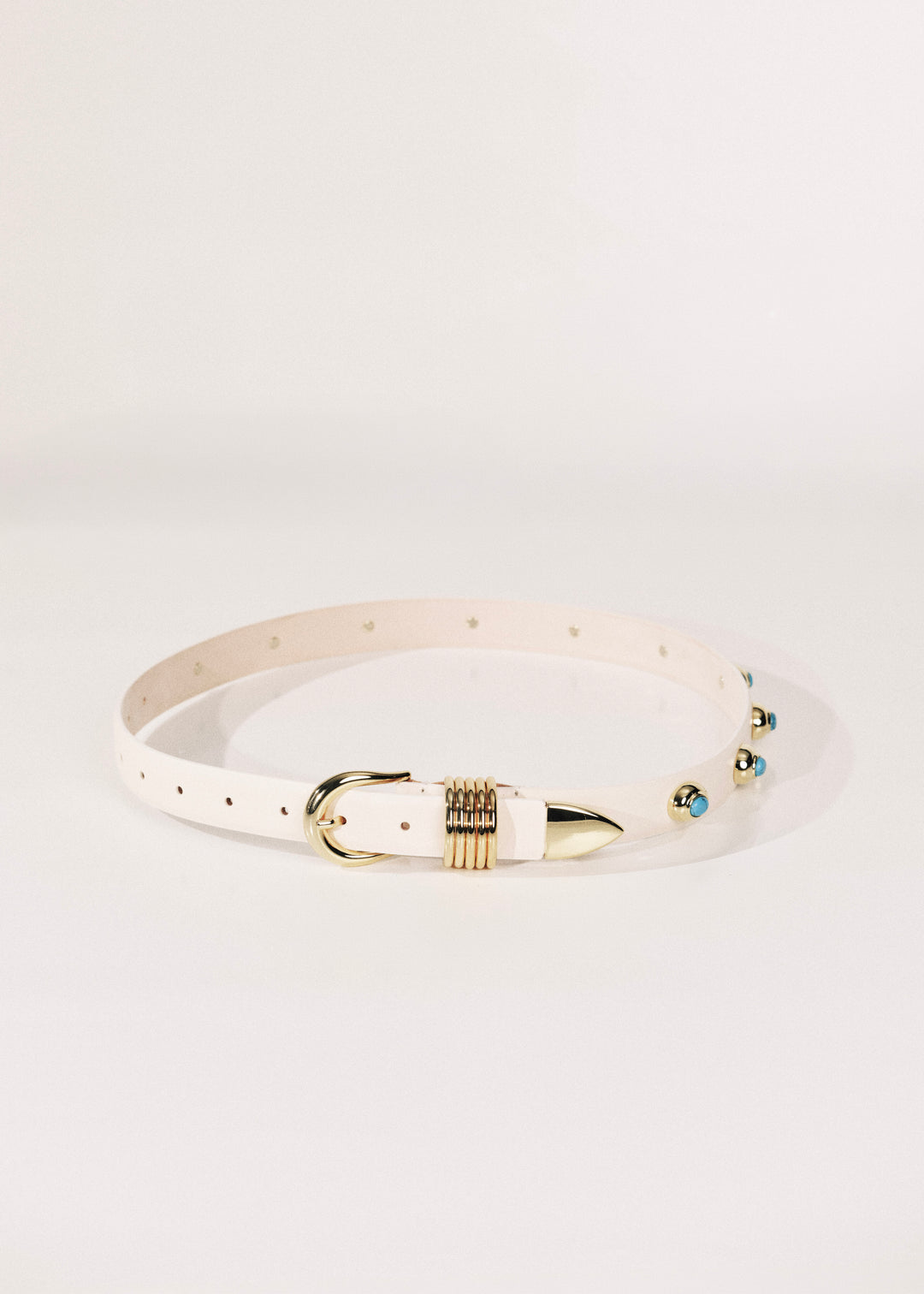 Hollyhock Stone Ivory Gold & Turquoise