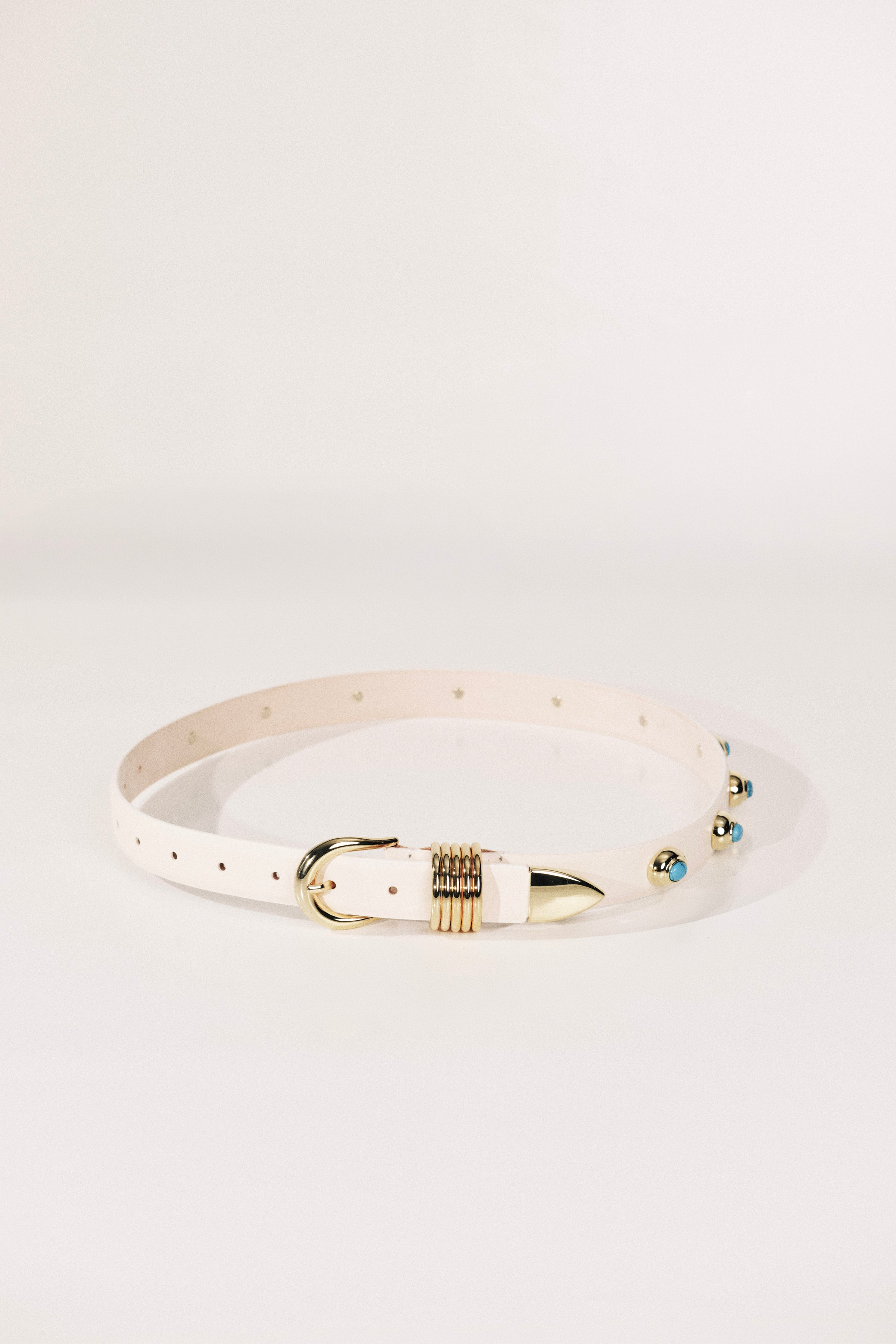 Hollyhock Stone Ivory Gold & Turquoise